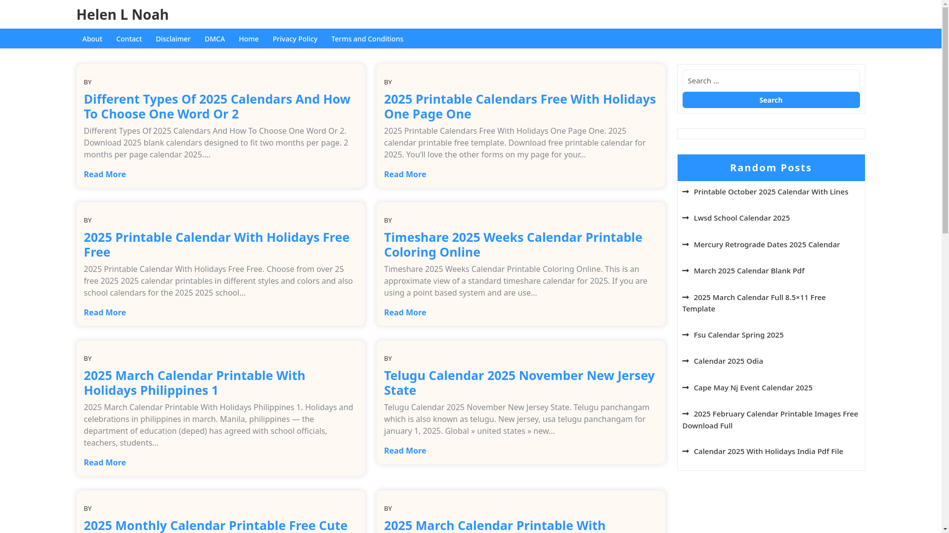 website screenshot of https://helenlnoah.pages.dev/