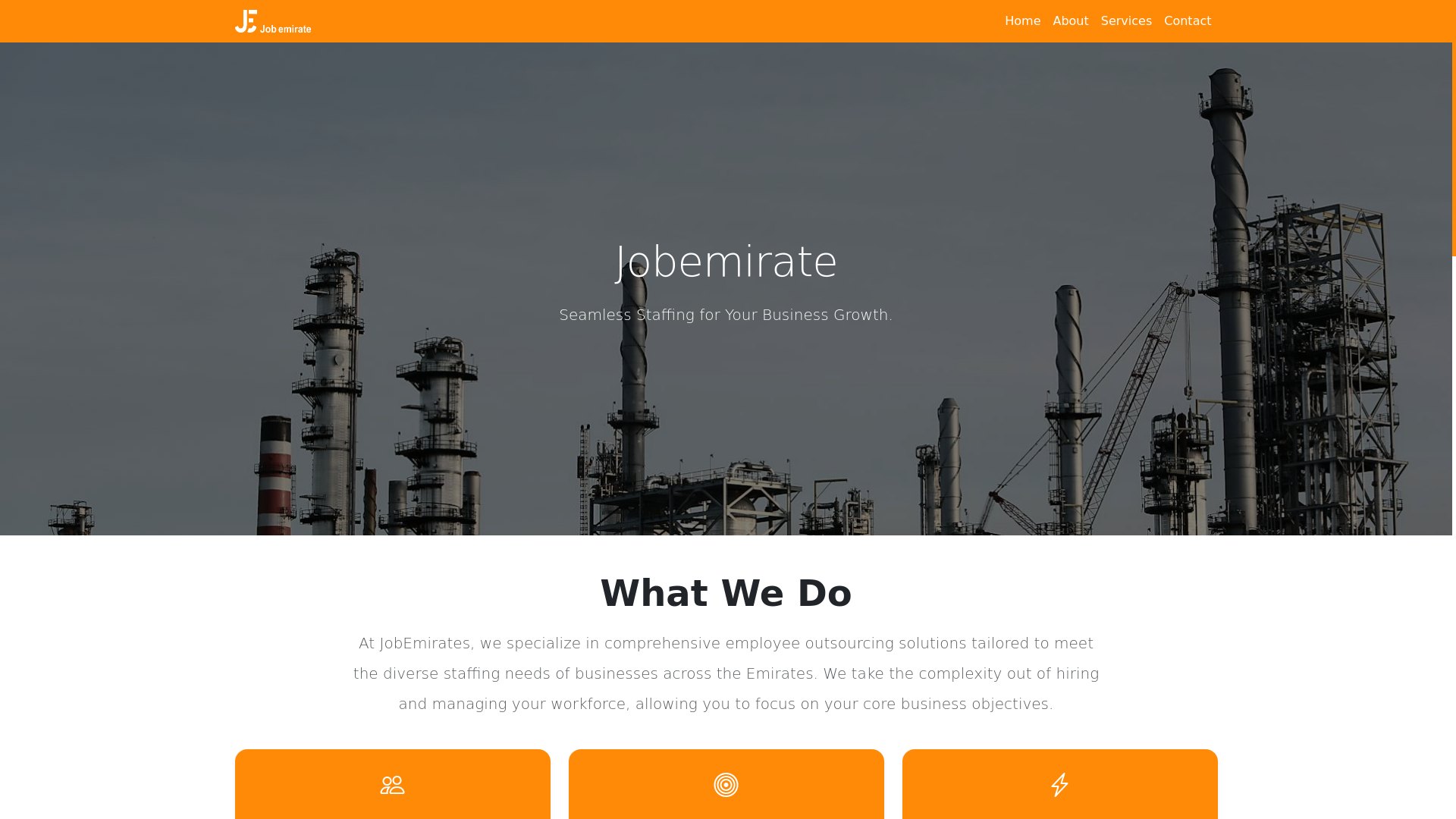 website screenshot of https://jobemirate.pages.dev/