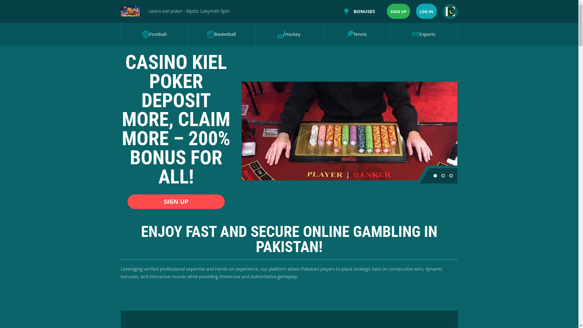 website screenshot of https://casinokielpokerl.com/