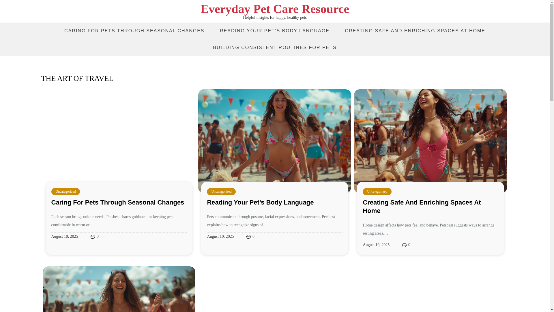 website screenshot of https://petsbestcottage.com/