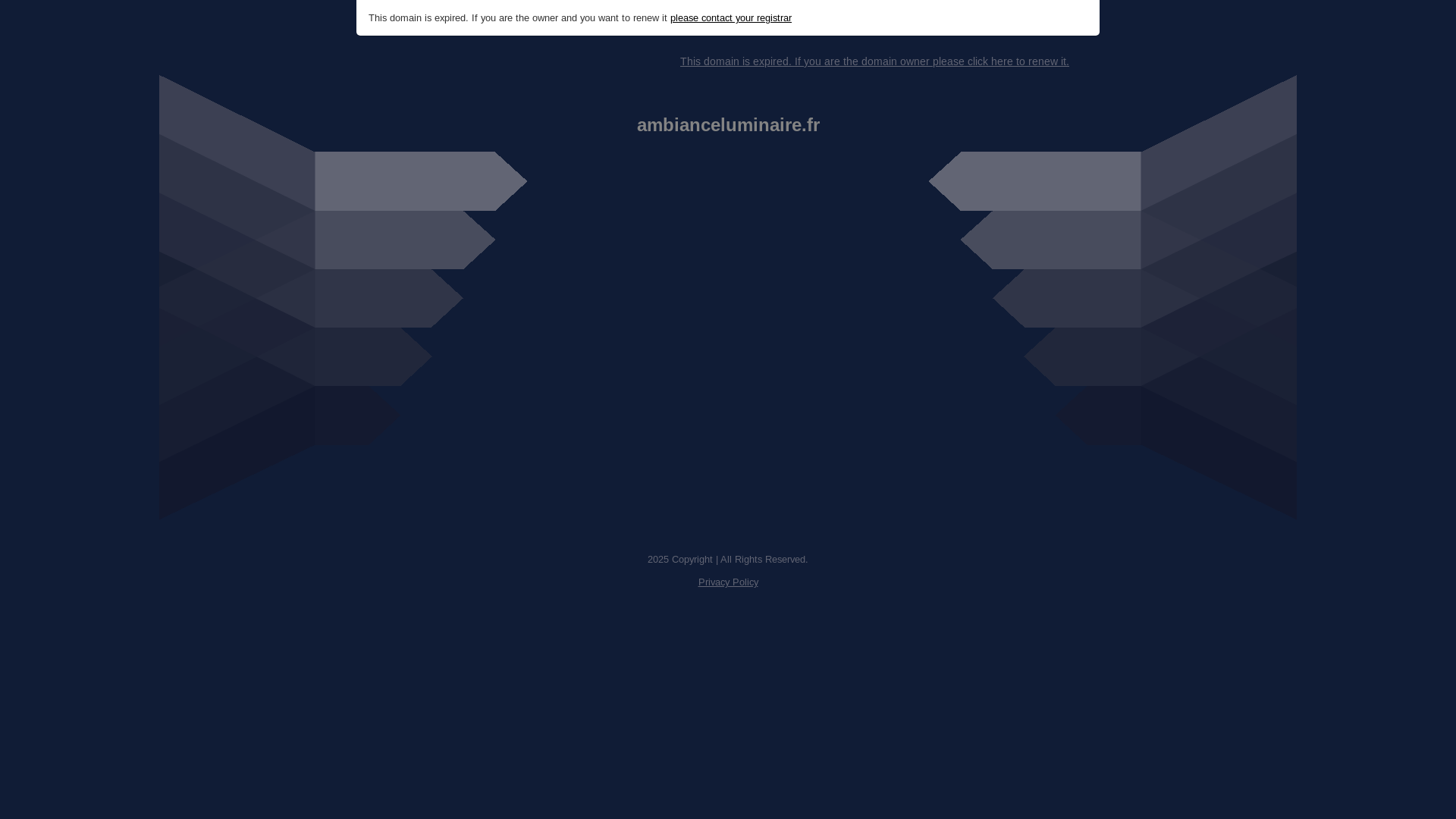 website screenshot of https://ambianceluminaire.fr/