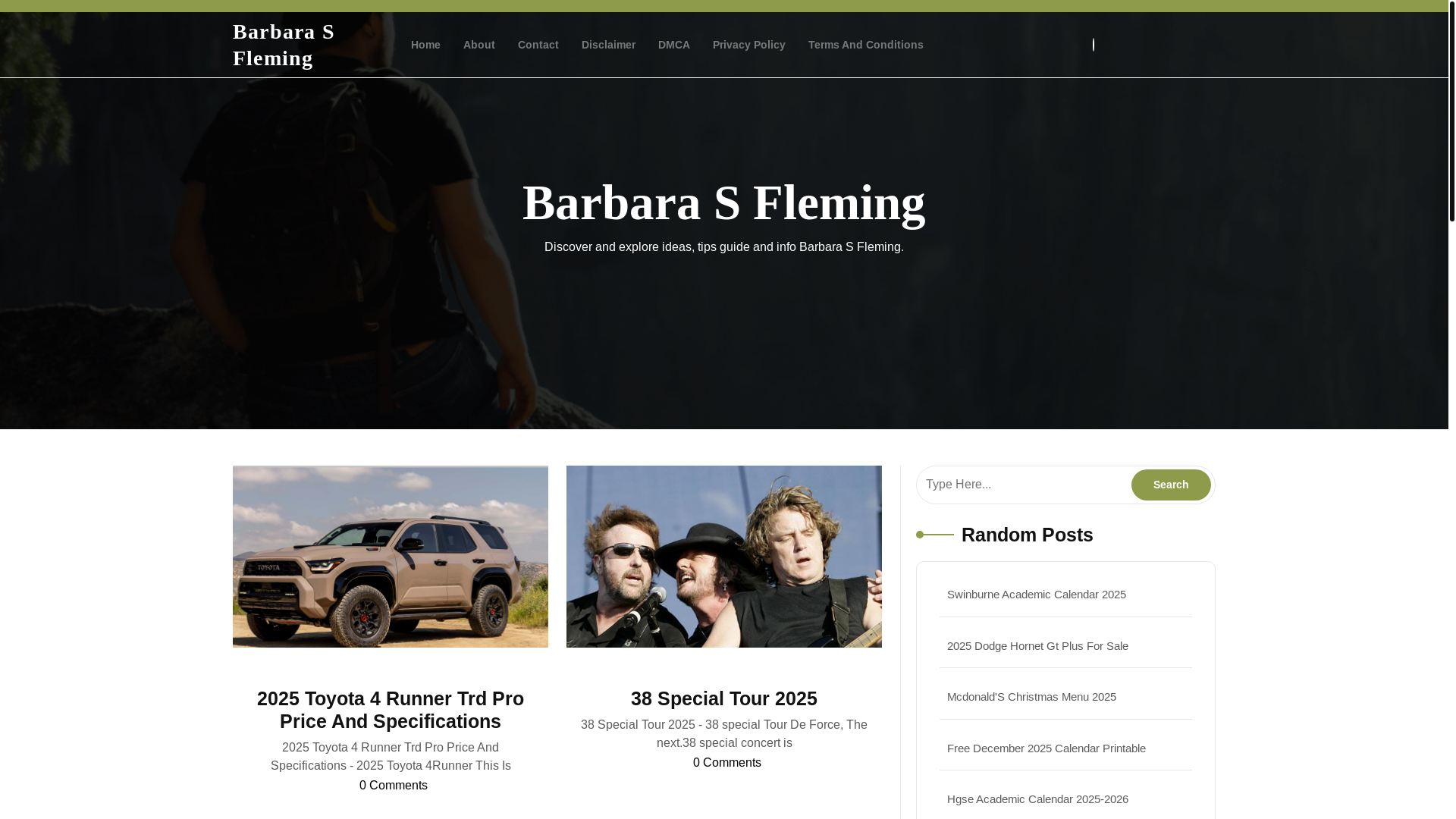 website screenshot of https://barbarasflemingr.pages.dev/