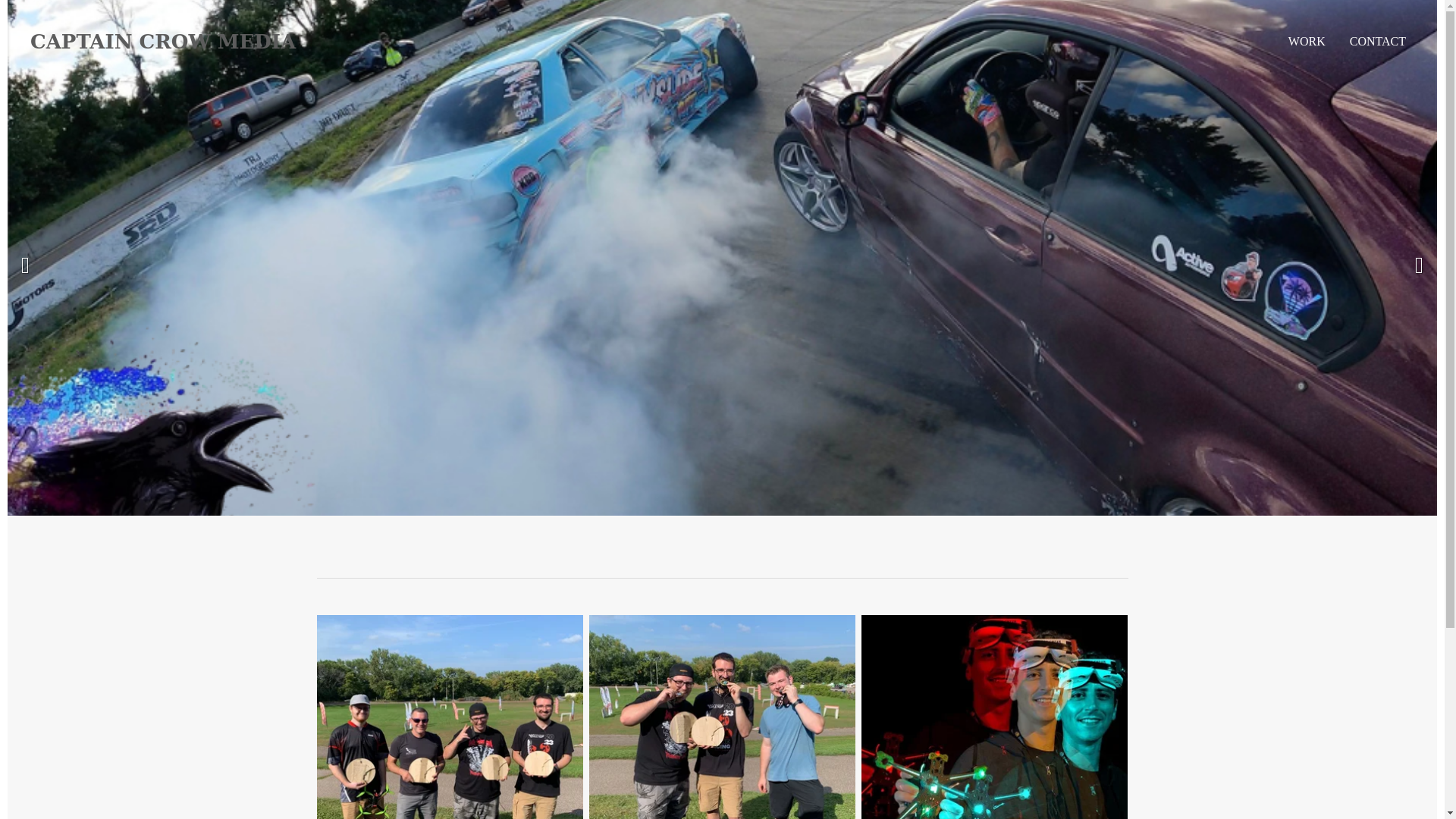 website screenshot of https://captaincrowmedia.com/