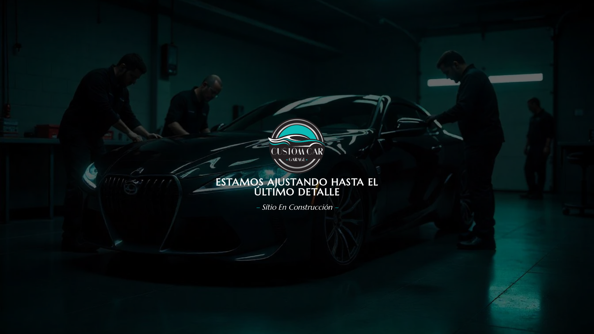 website screenshot of https://customcargaragemiami.com/
