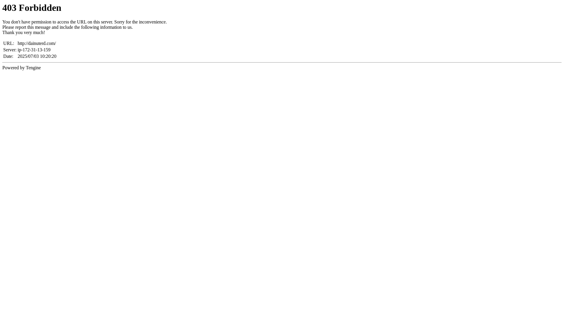 website screenshot of https://dainuterd.com/