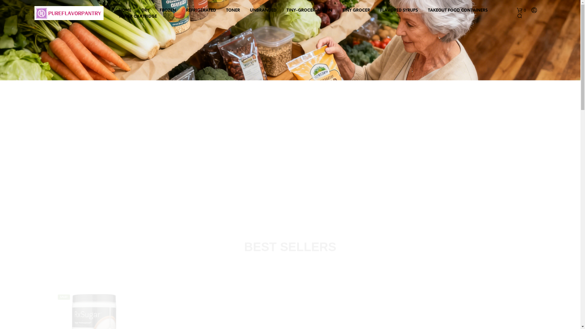 website screenshot of https://pureflavorpantry.com/