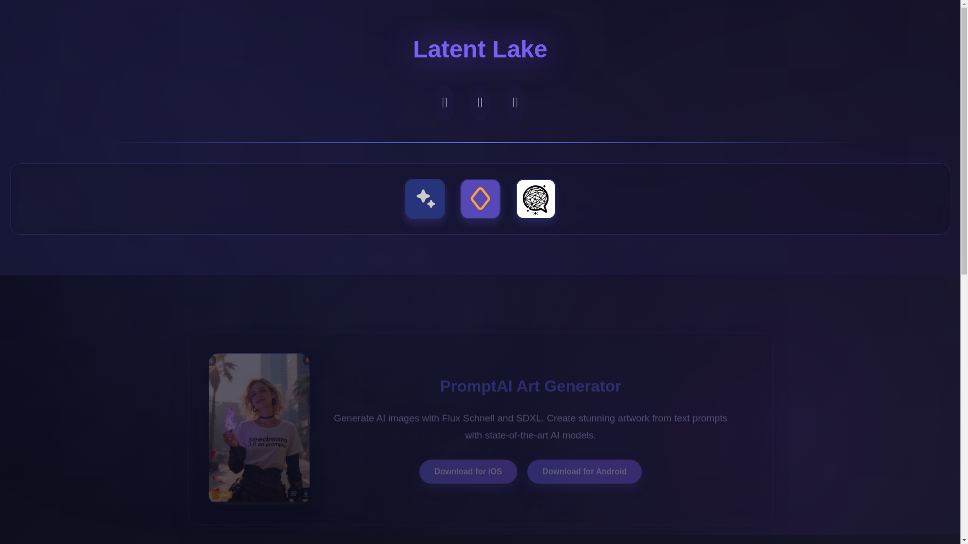 website screenshot of https://latentlake.pages.dev/