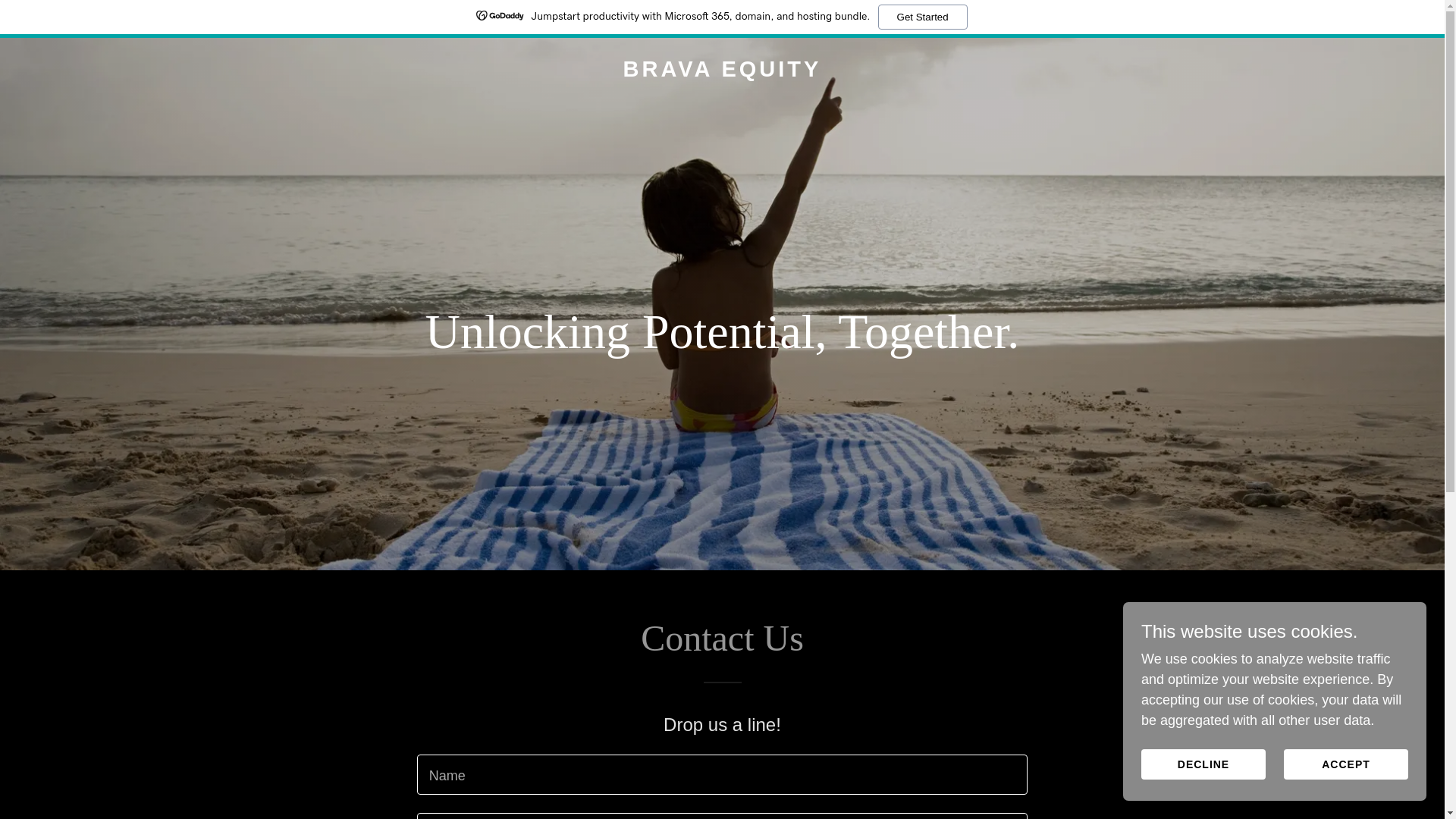 website screenshot of https://brava-equity.com/