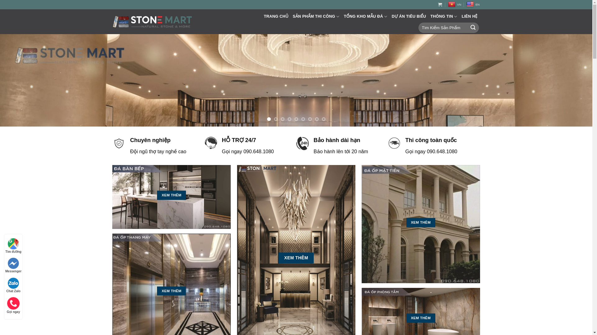website screenshot of https://stonemart.vn/