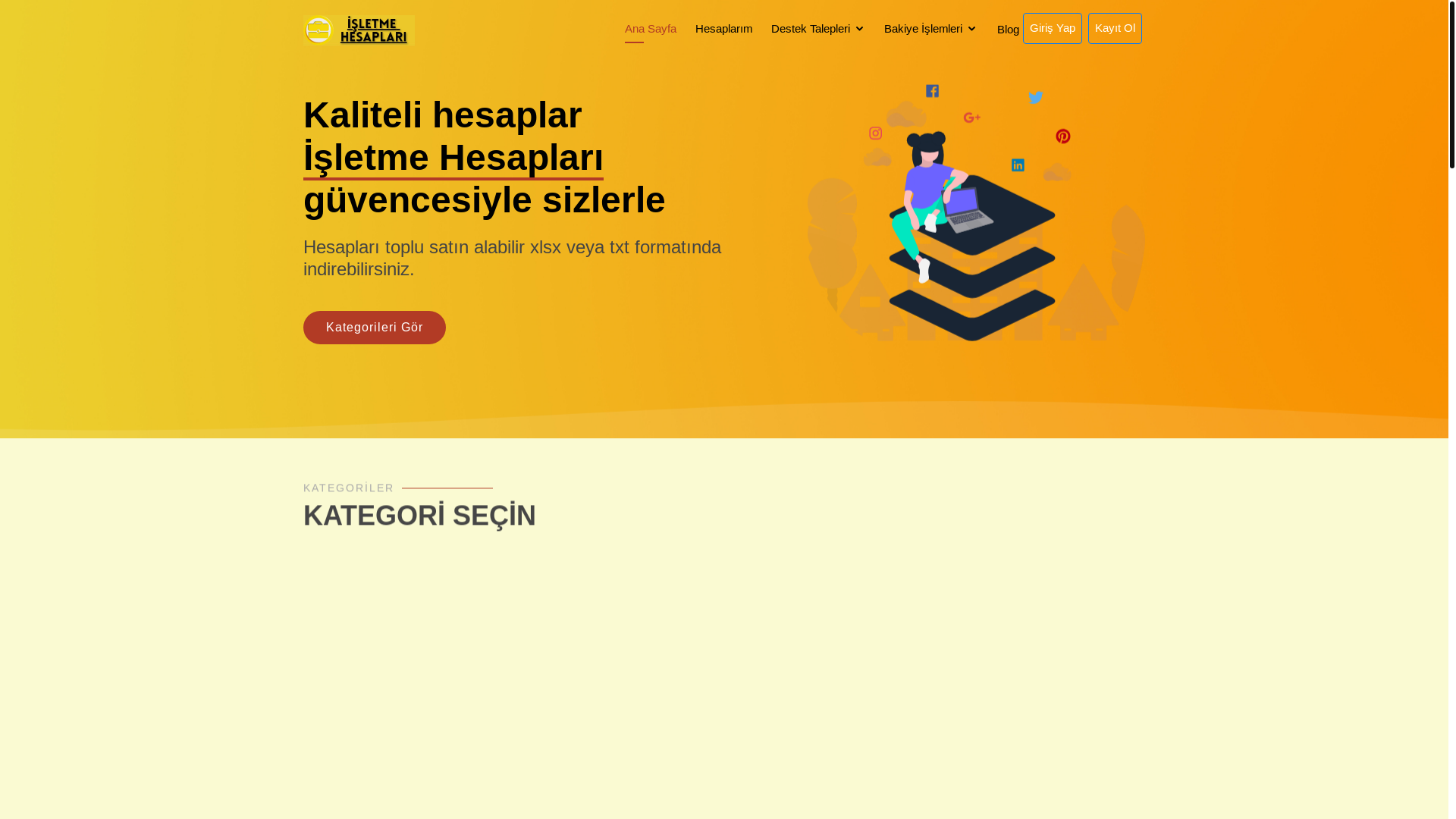 website screenshot of https://isletmehesaplari.com