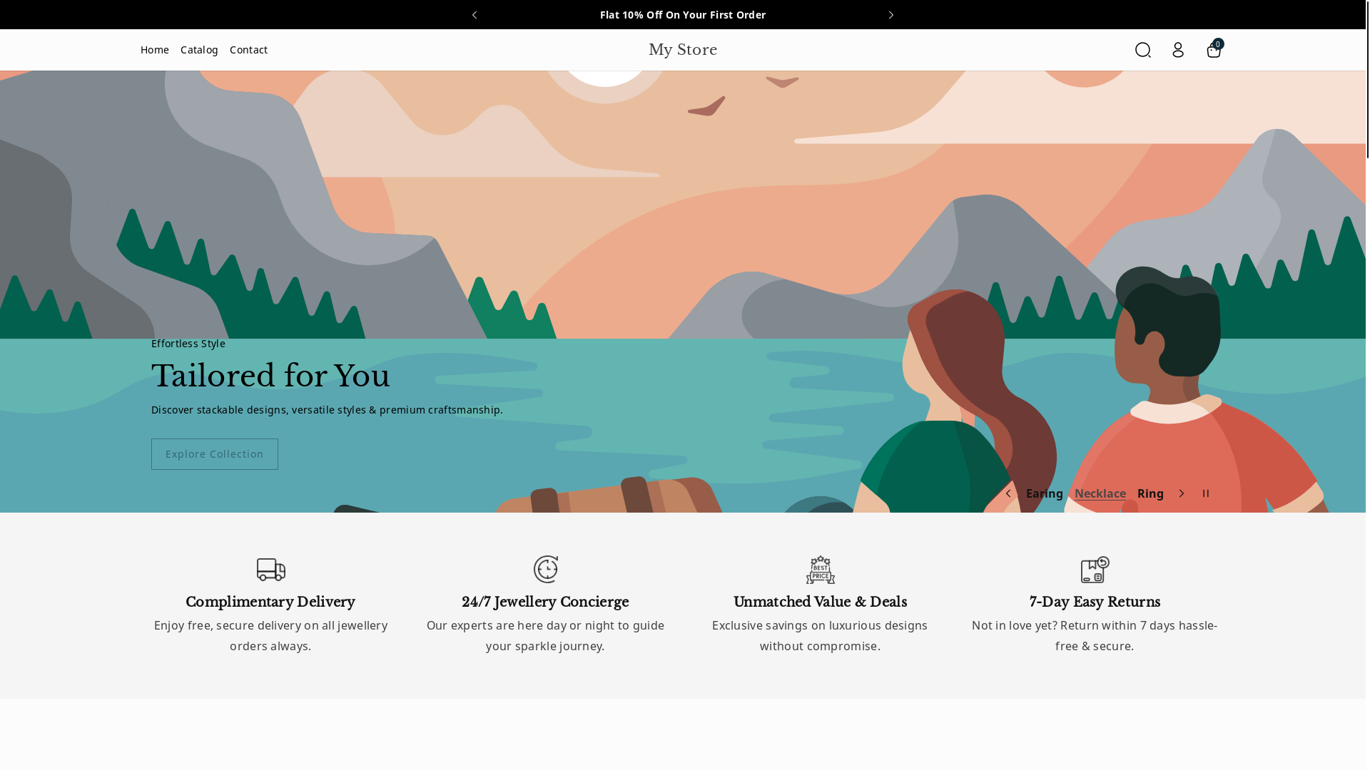 website screenshot of https://velouratelier.shop/