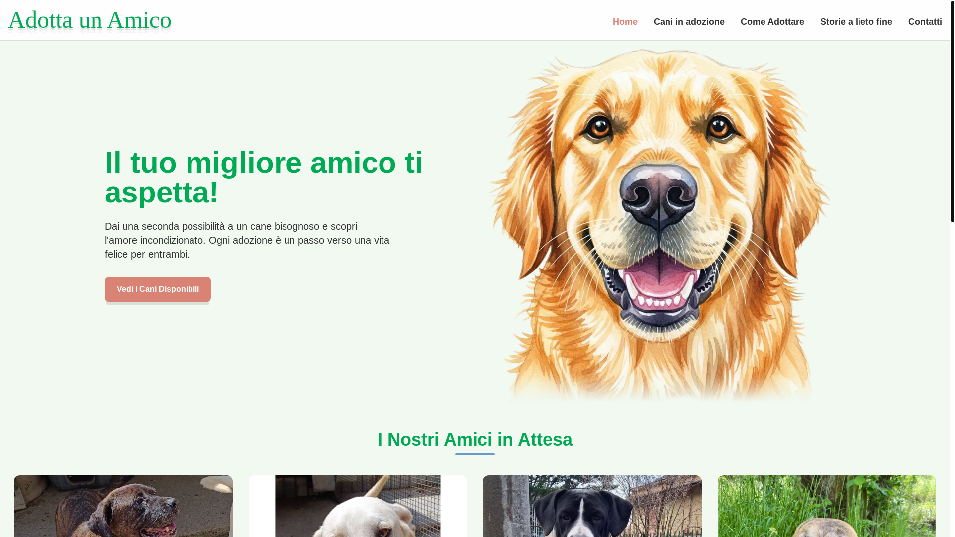 website screenshot of https://adottaunamico.pages.dev/