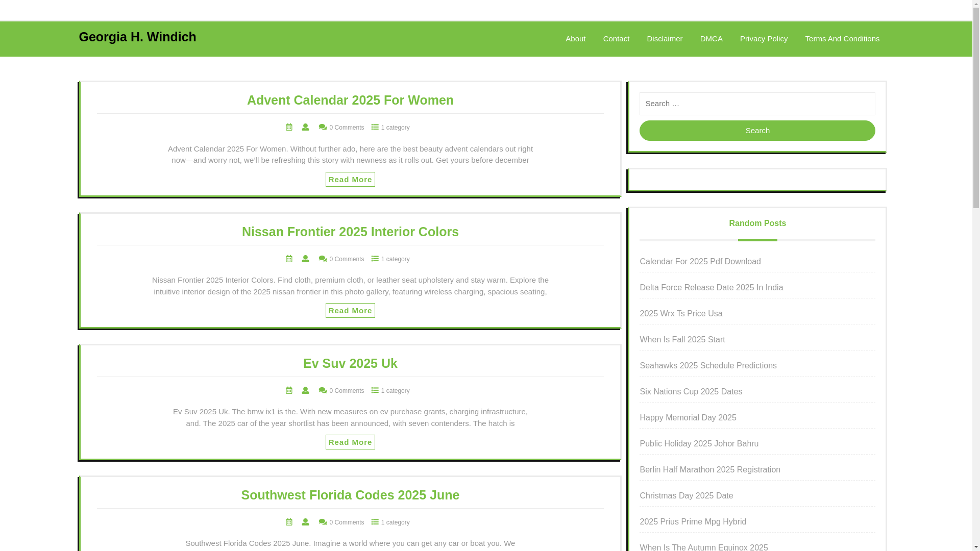 website screenshot of https://georgiahwindich.pages.dev/