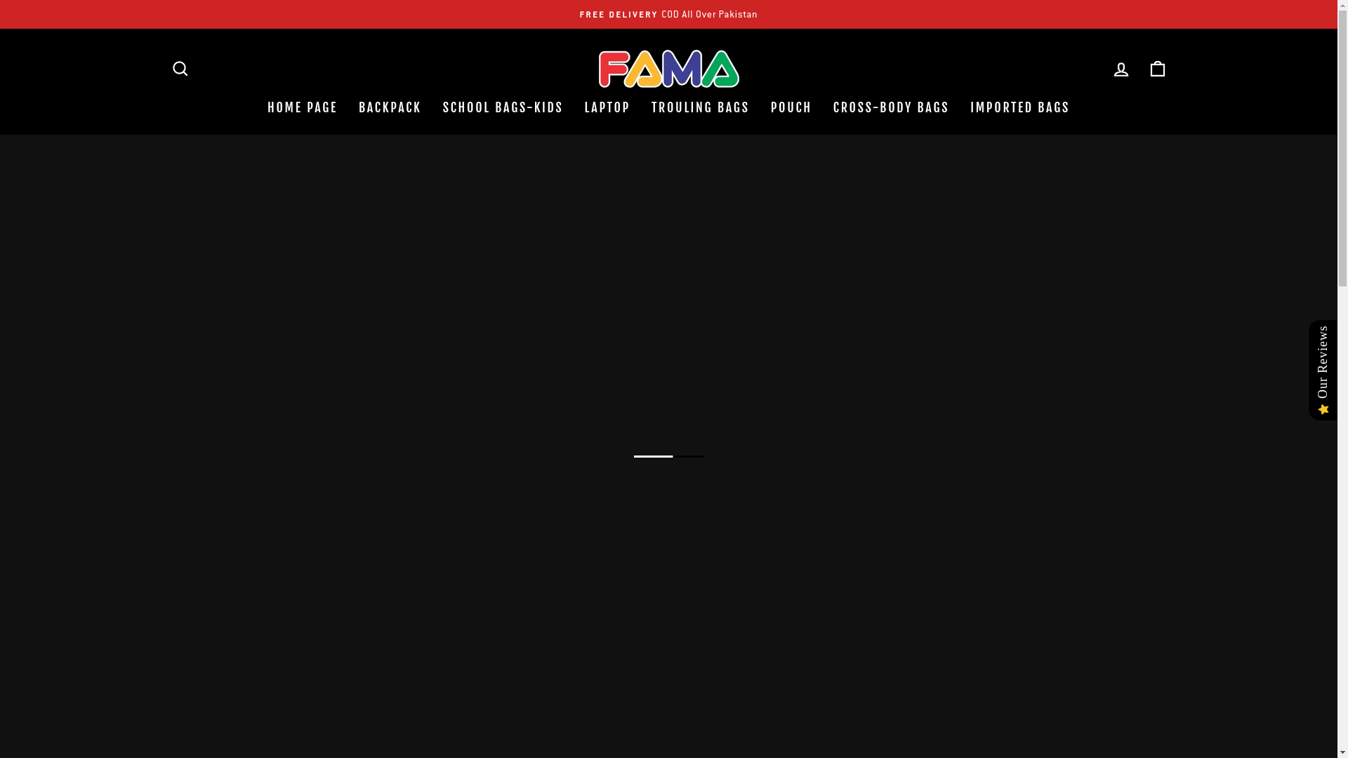 website screenshot of https://famabags.pk/