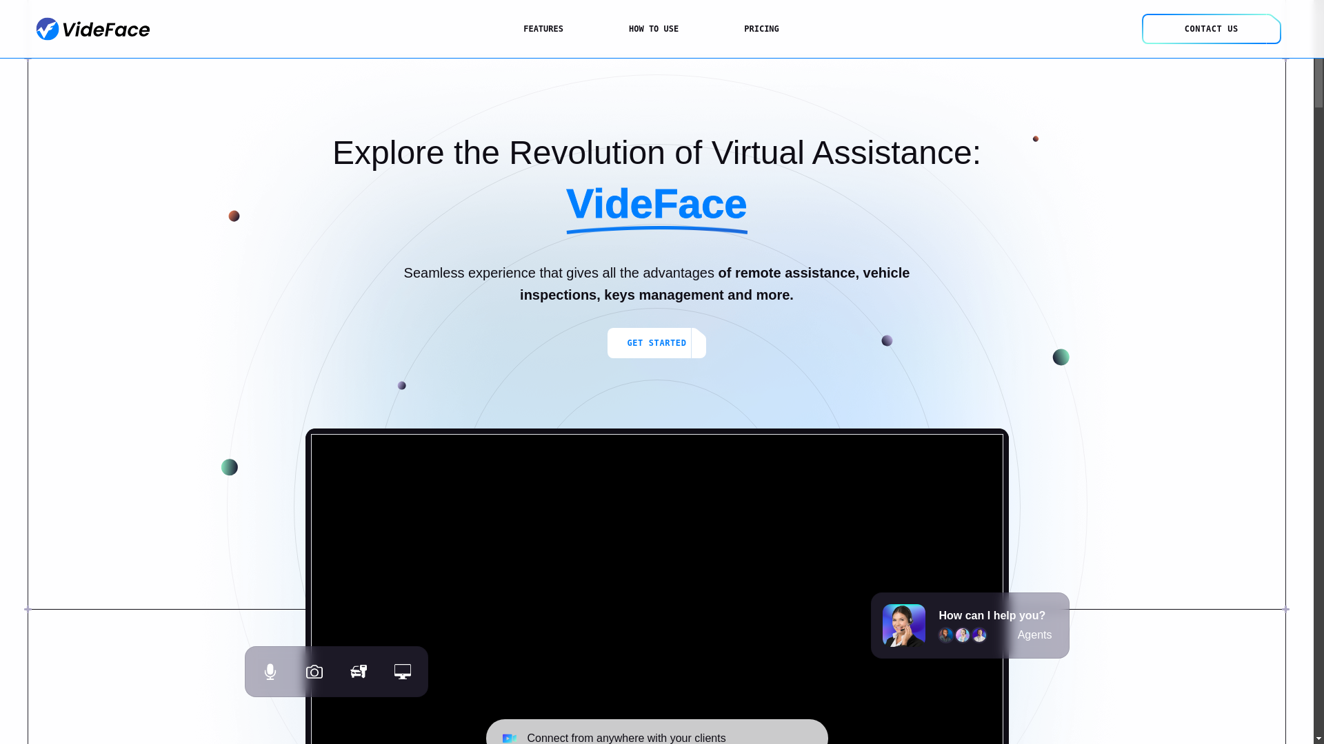 website screenshot of https://videfacelanding.pages.dev/