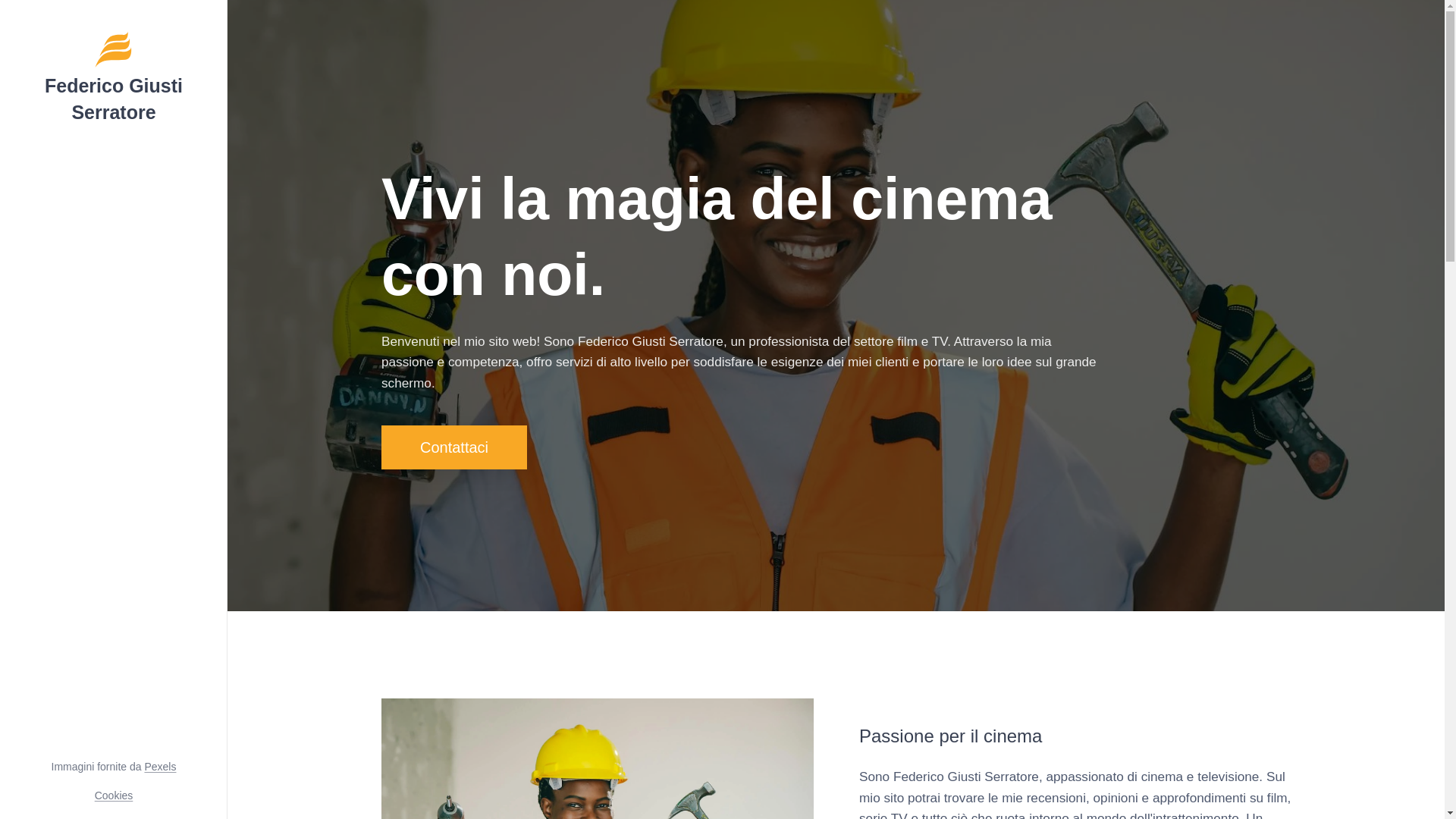 website screenshot of https://federicogiustiserratore.com/