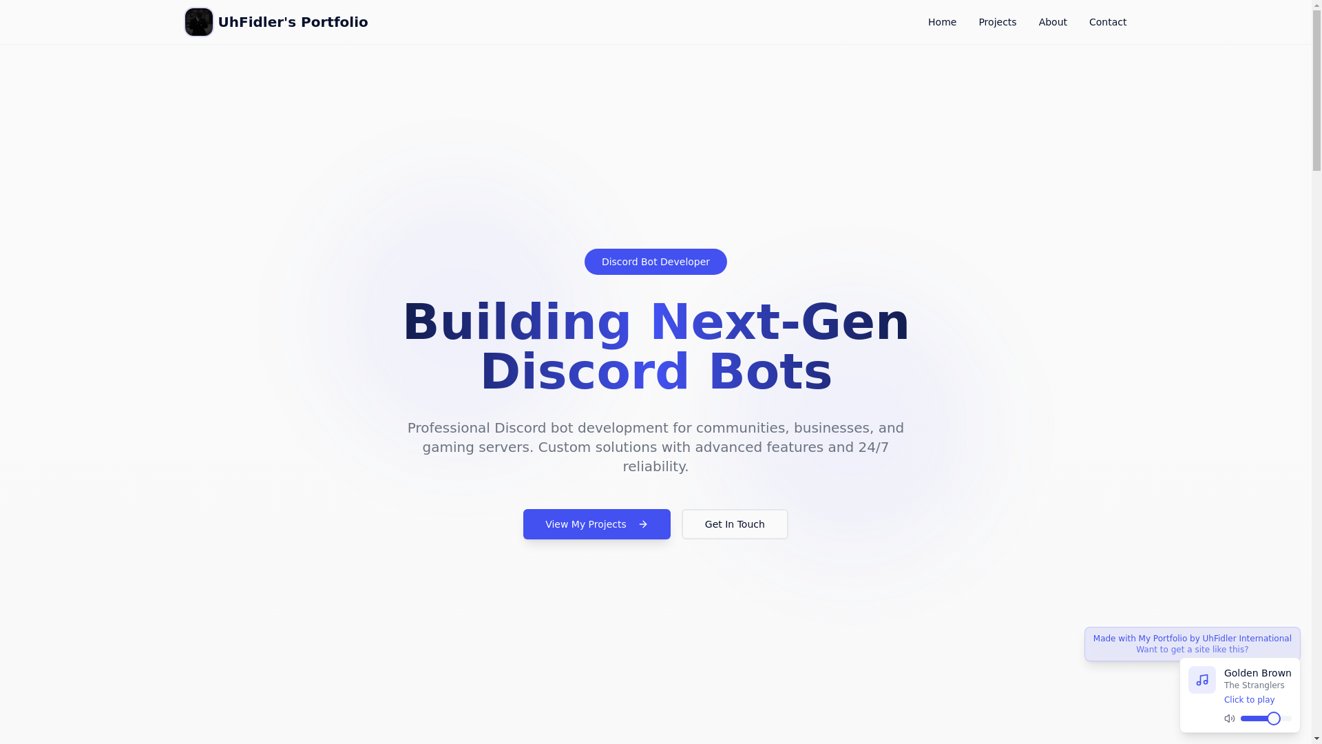 website screenshot of https://uhfidlerinternational.com/