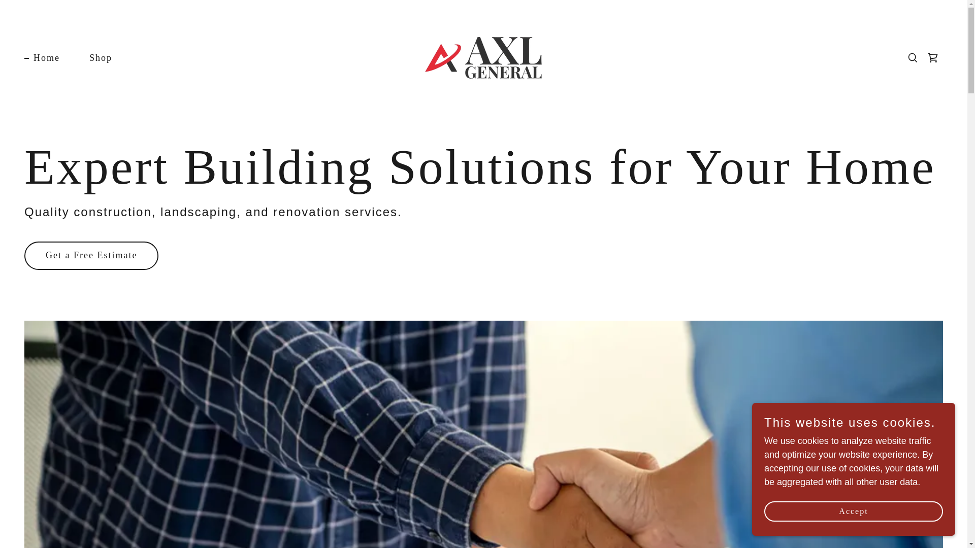 website screenshot of https://axlgc-landscaping.com/