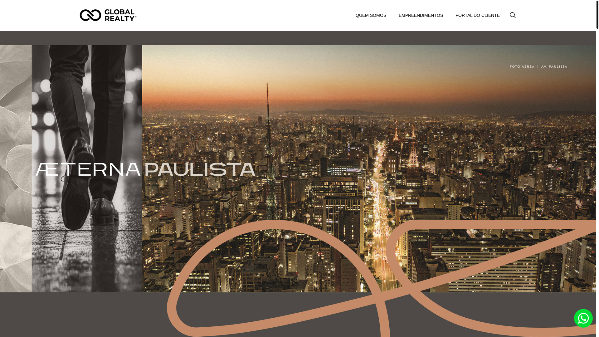 website screenshot of https://eternapaulista.com.br/