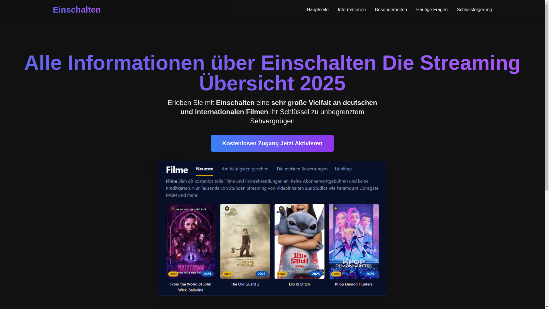 website screenshot of https://einschalten-tl0j.pages.dev/