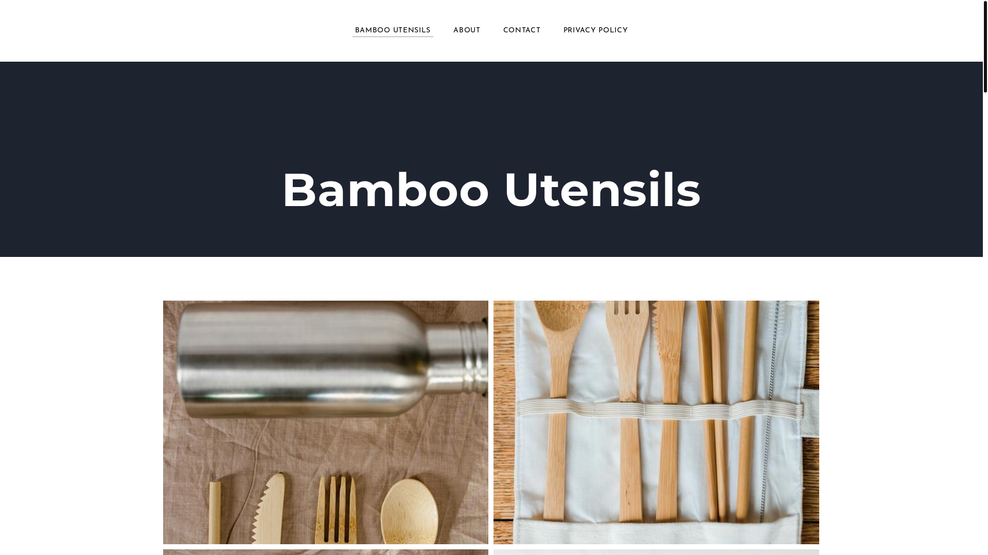 website screenshot of https://bamboo-utensils.pages.dev/