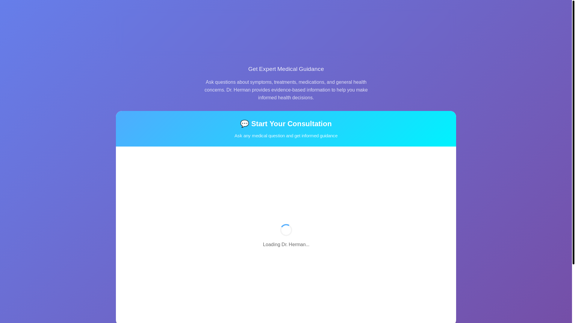 website screenshot of https://dr-herman-typebot.pages.dev/