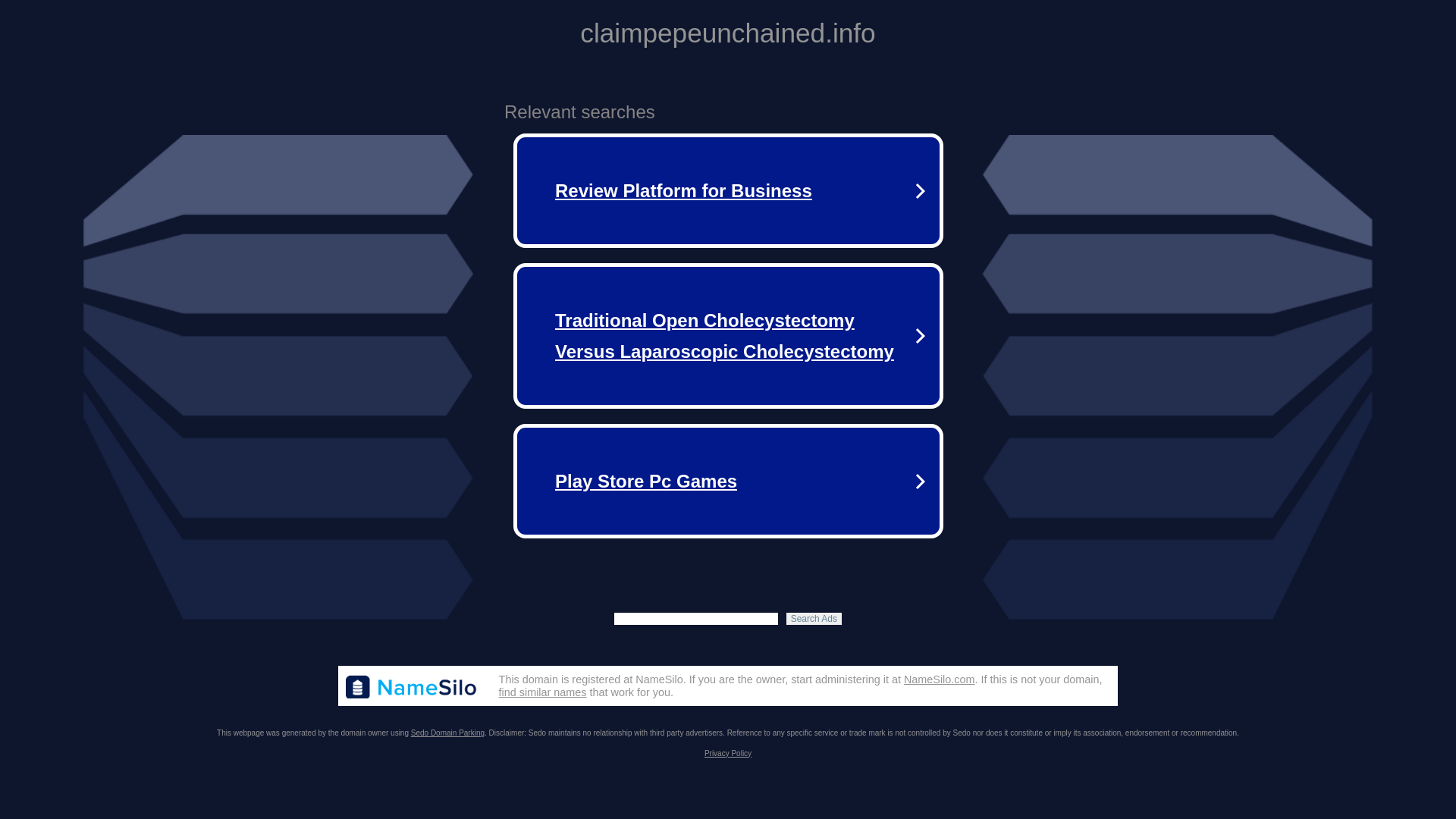 website screenshot of https://claimpepeunchained.info/
