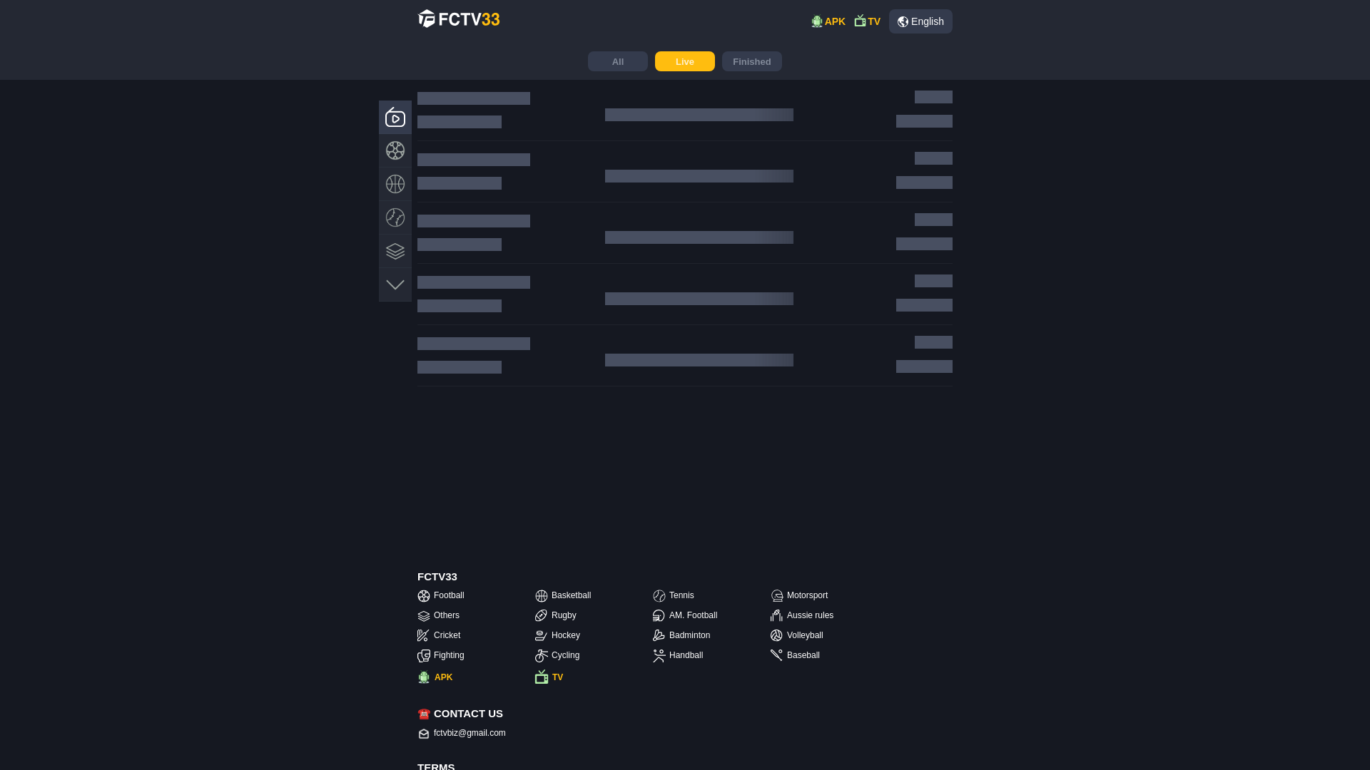 website screenshot of https://fctv33.hair/