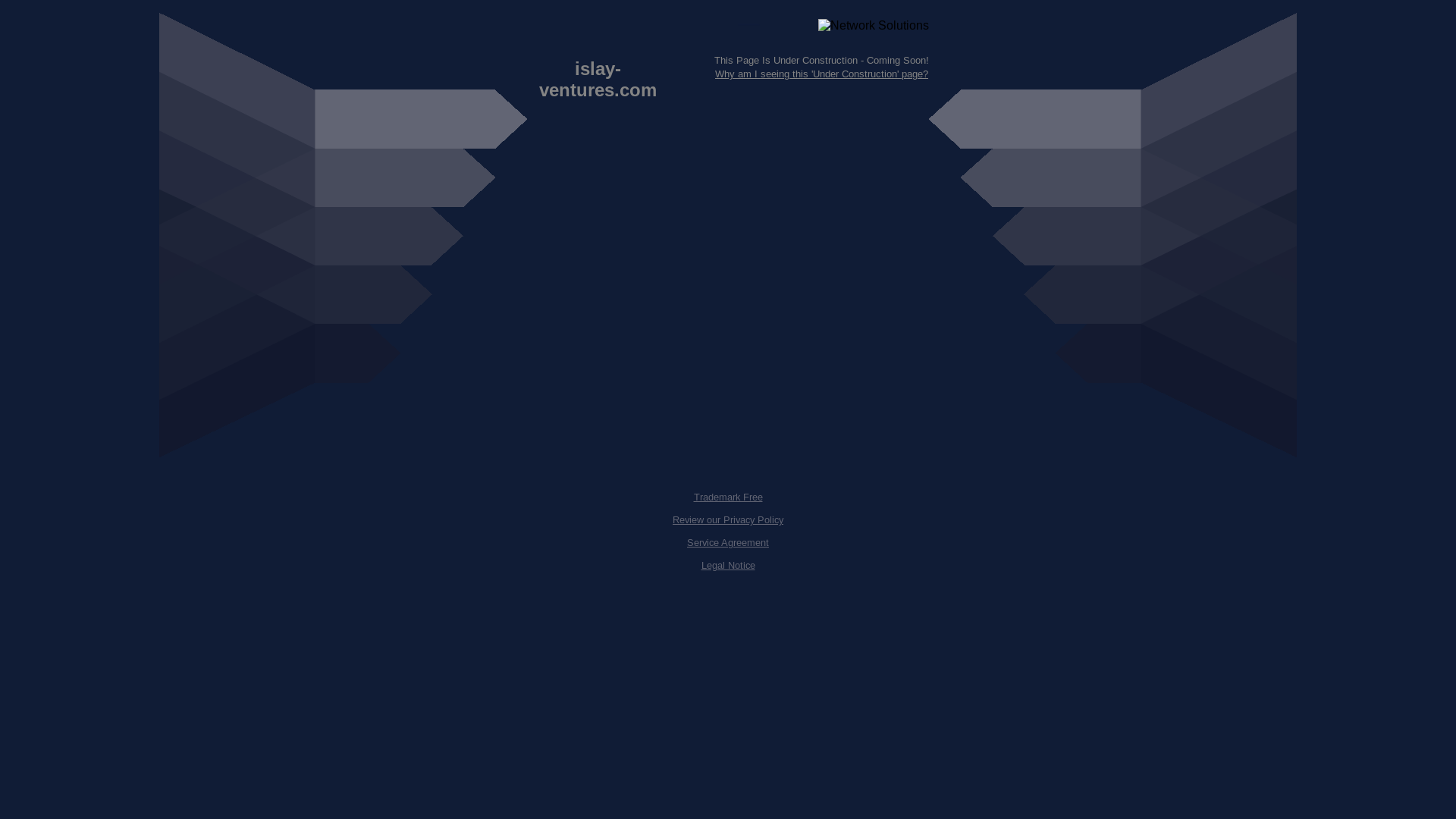 website screenshot of https://islay-ventures.com/