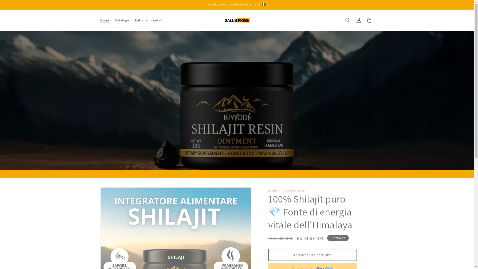 website screenshot of https://potenziovita.com/