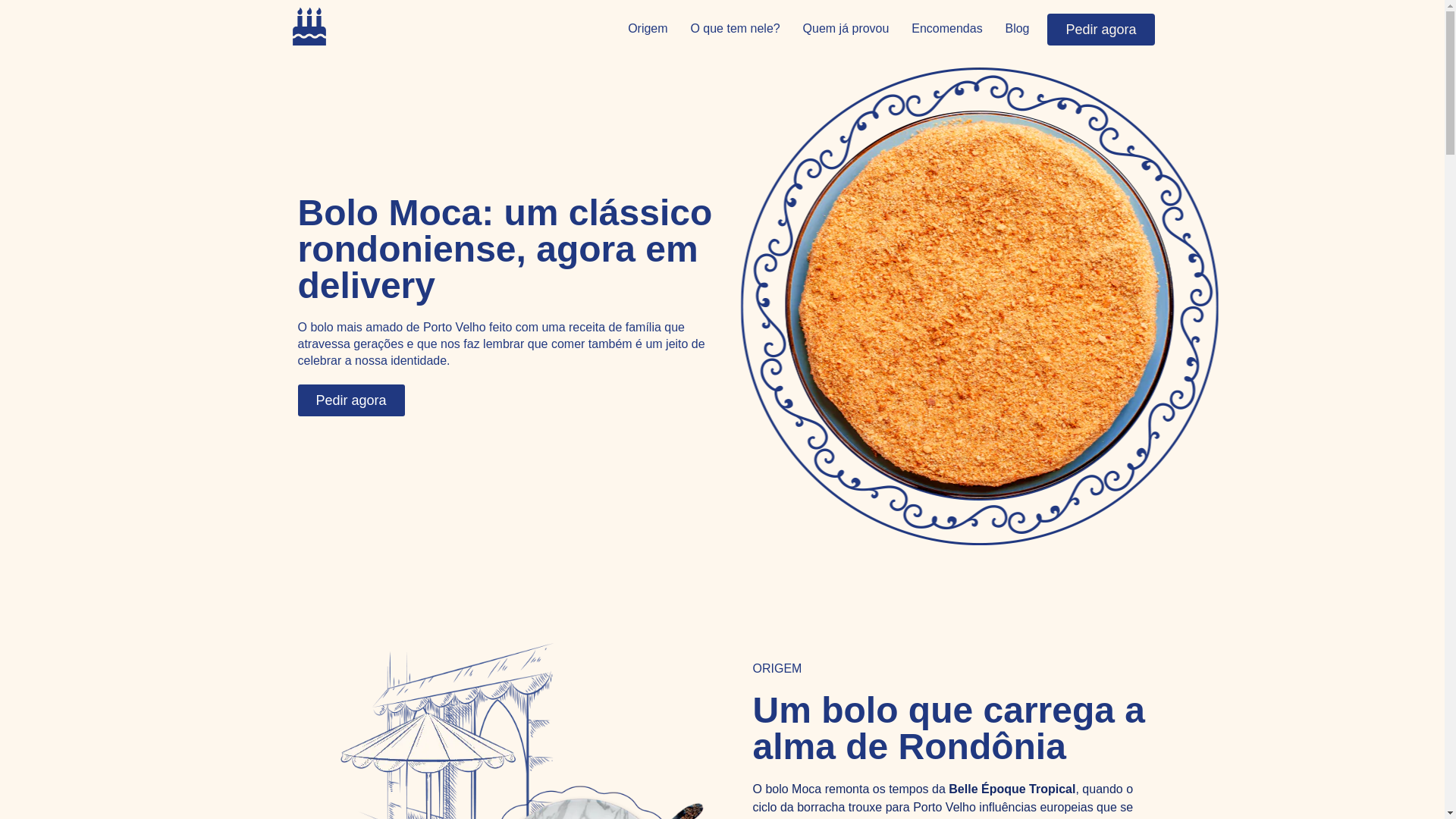 website screenshot of https://bolomoca.com.br/