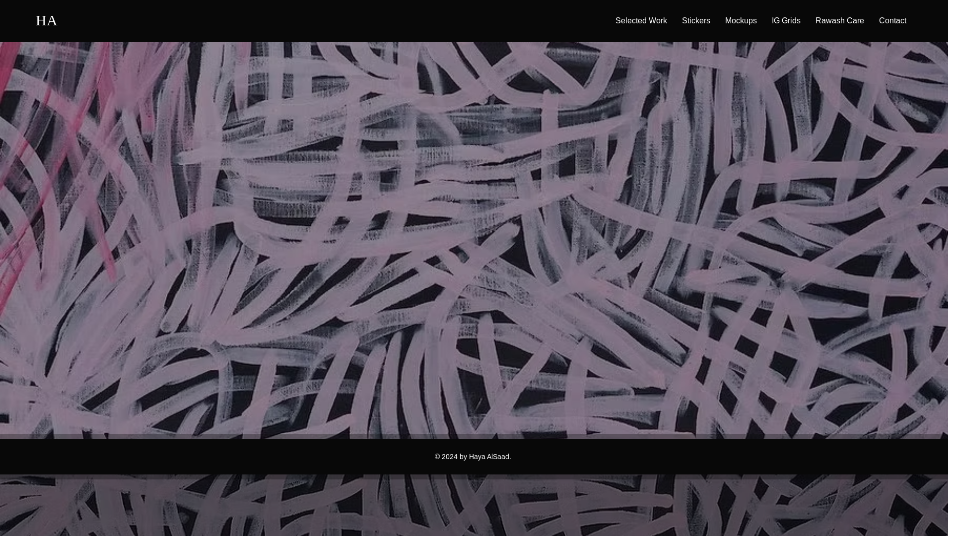 website screenshot of https://hayalsaad.com/