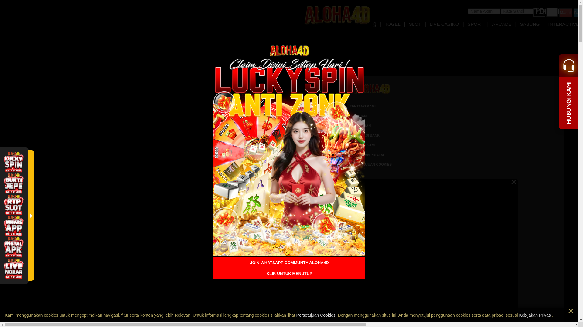 website screenshot of https://aloha4djaya.com/