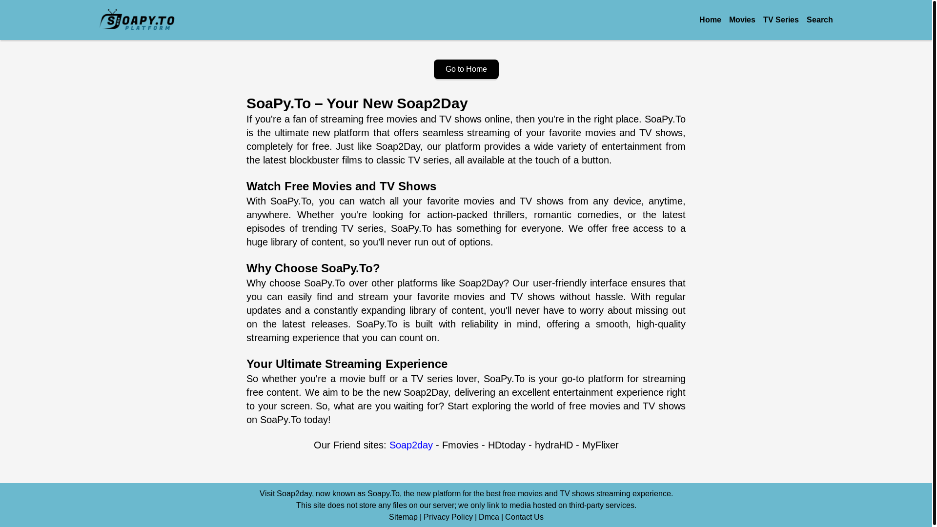 website screenshot of https://soapy.to/