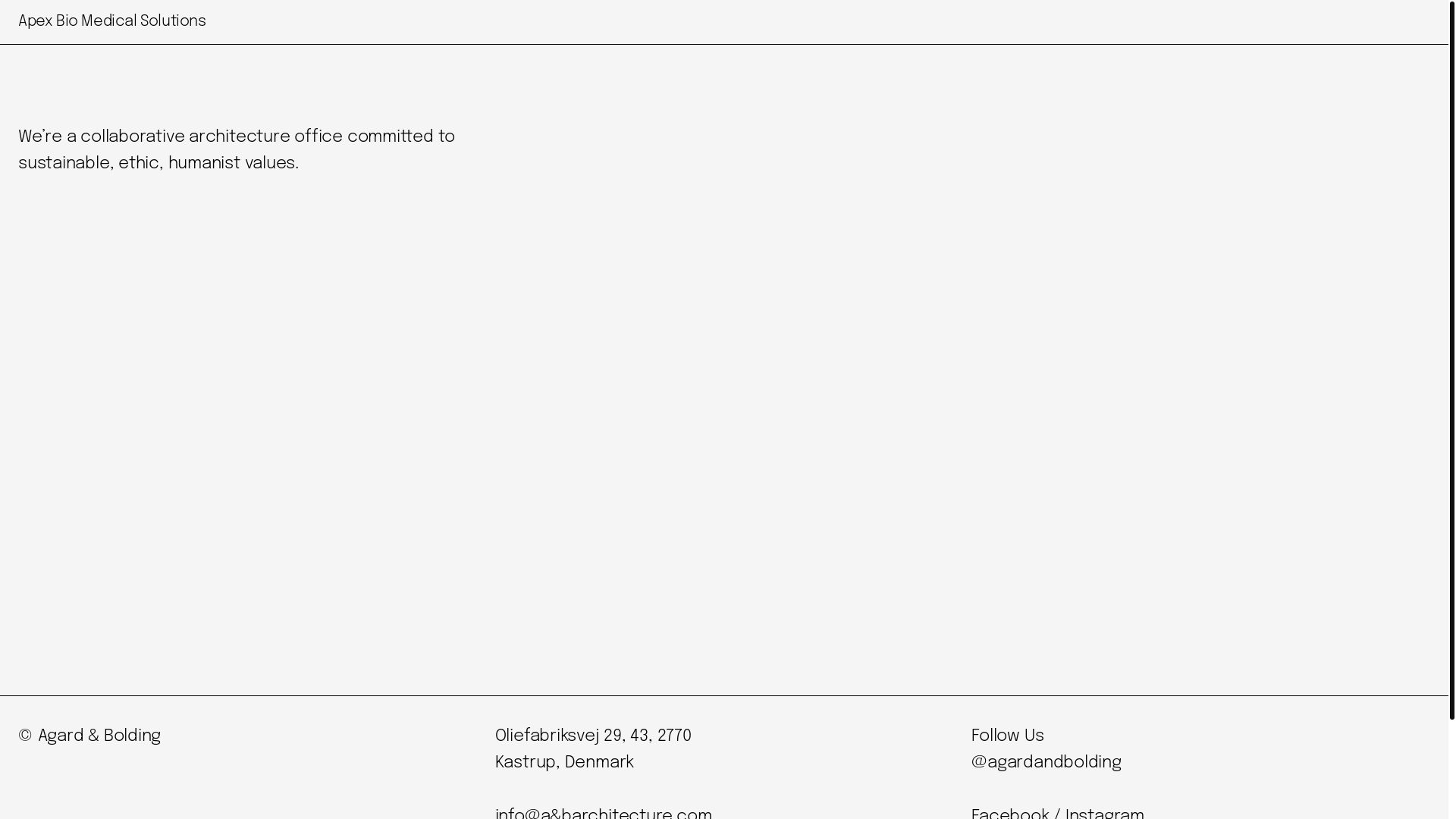website screenshot of https://apexbiomedicalsolutions.in/