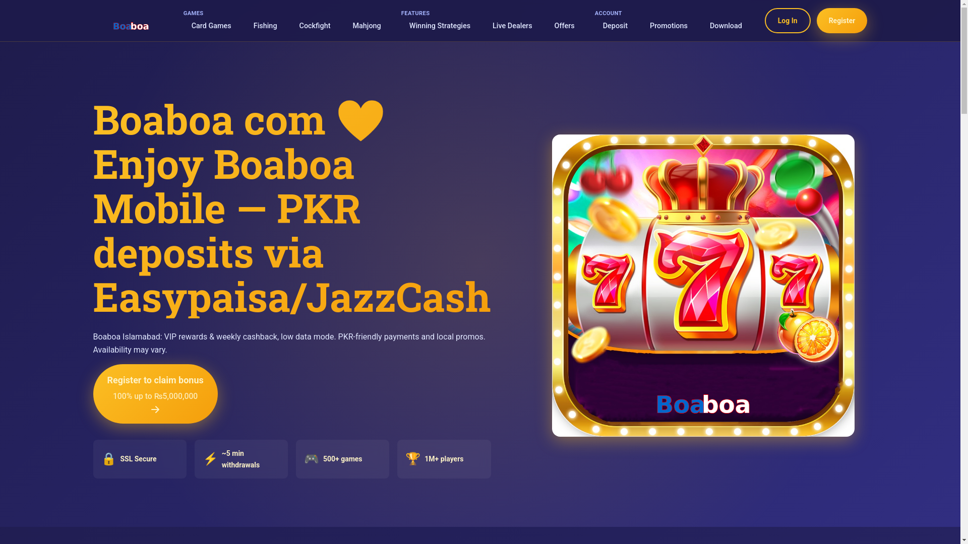 website screenshot of https://boaboai.com/