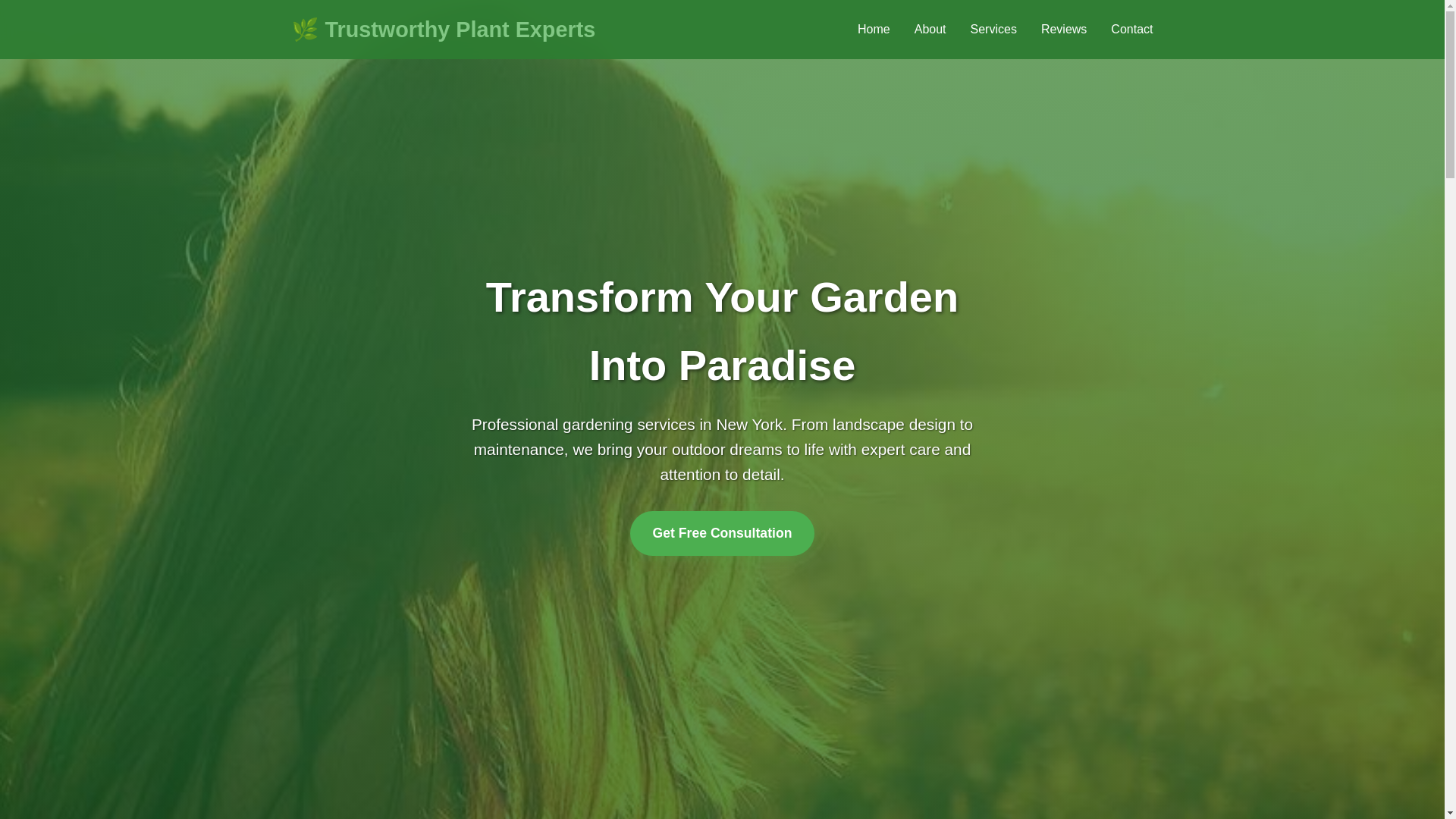 website screenshot of https://trustworthyplantexperts.qpon/