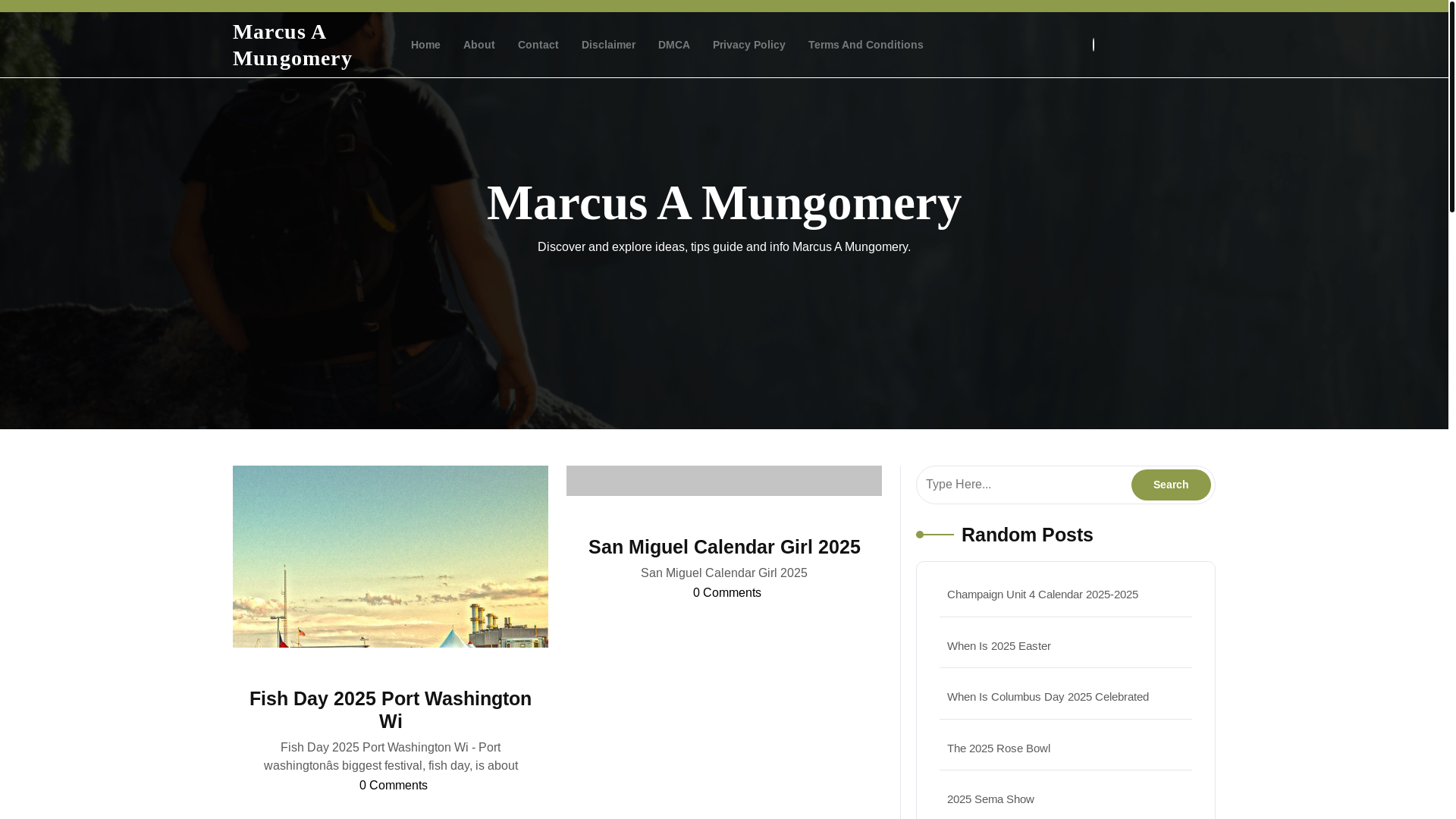 website screenshot of https://marcusamungomery.pages.dev/