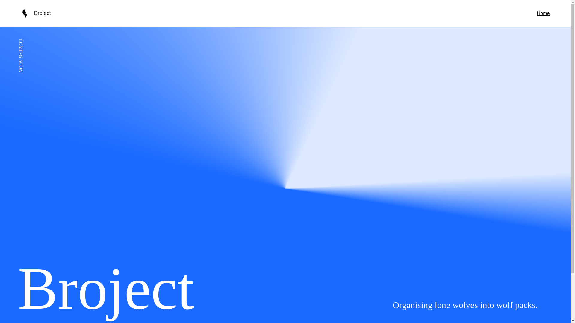 website screenshot of https://broject.org/
