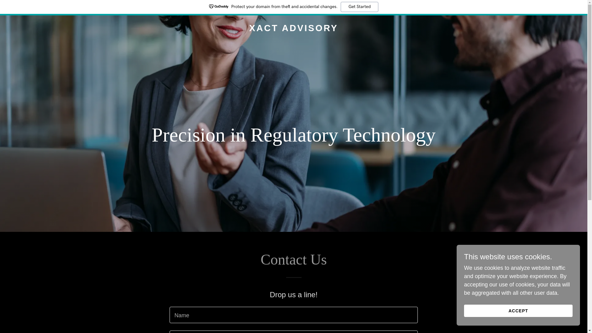 website screenshot of https://xactadvisory.com/