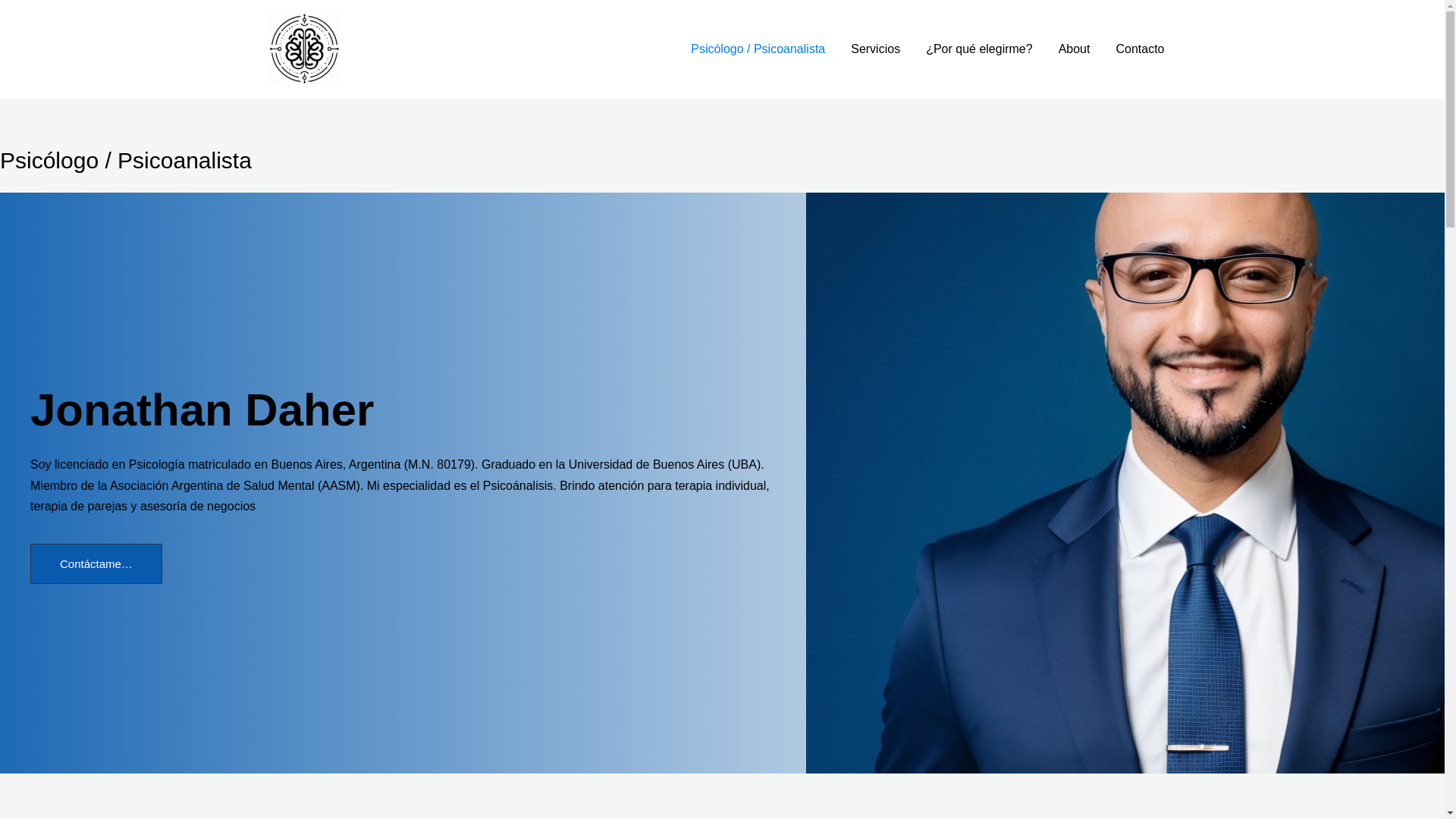 website screenshot of https://jonathandaher.com/