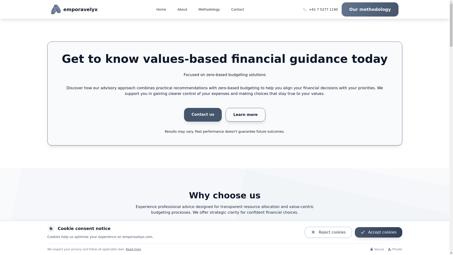 website screenshot of https://emporavelyx.com/