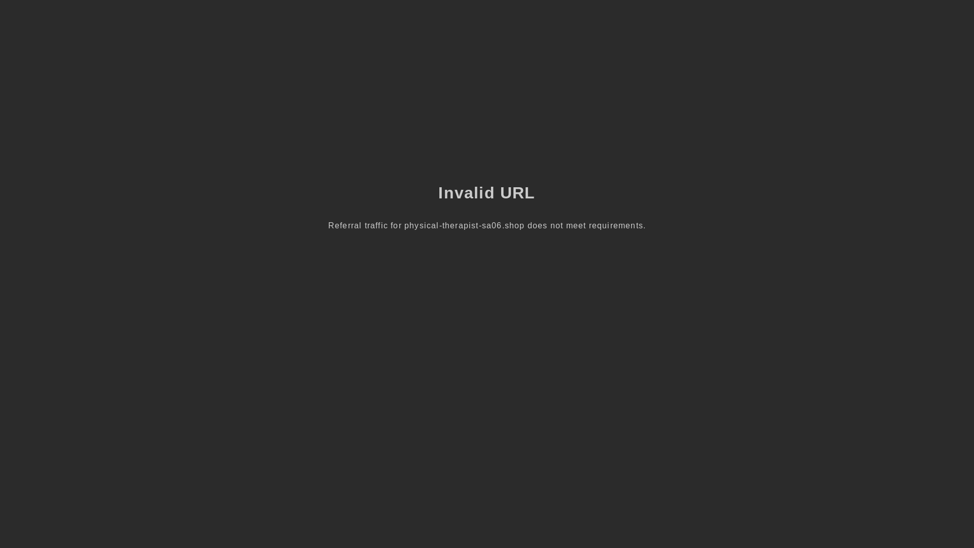 website screenshot of https://physical-therapist-sa06.shop/