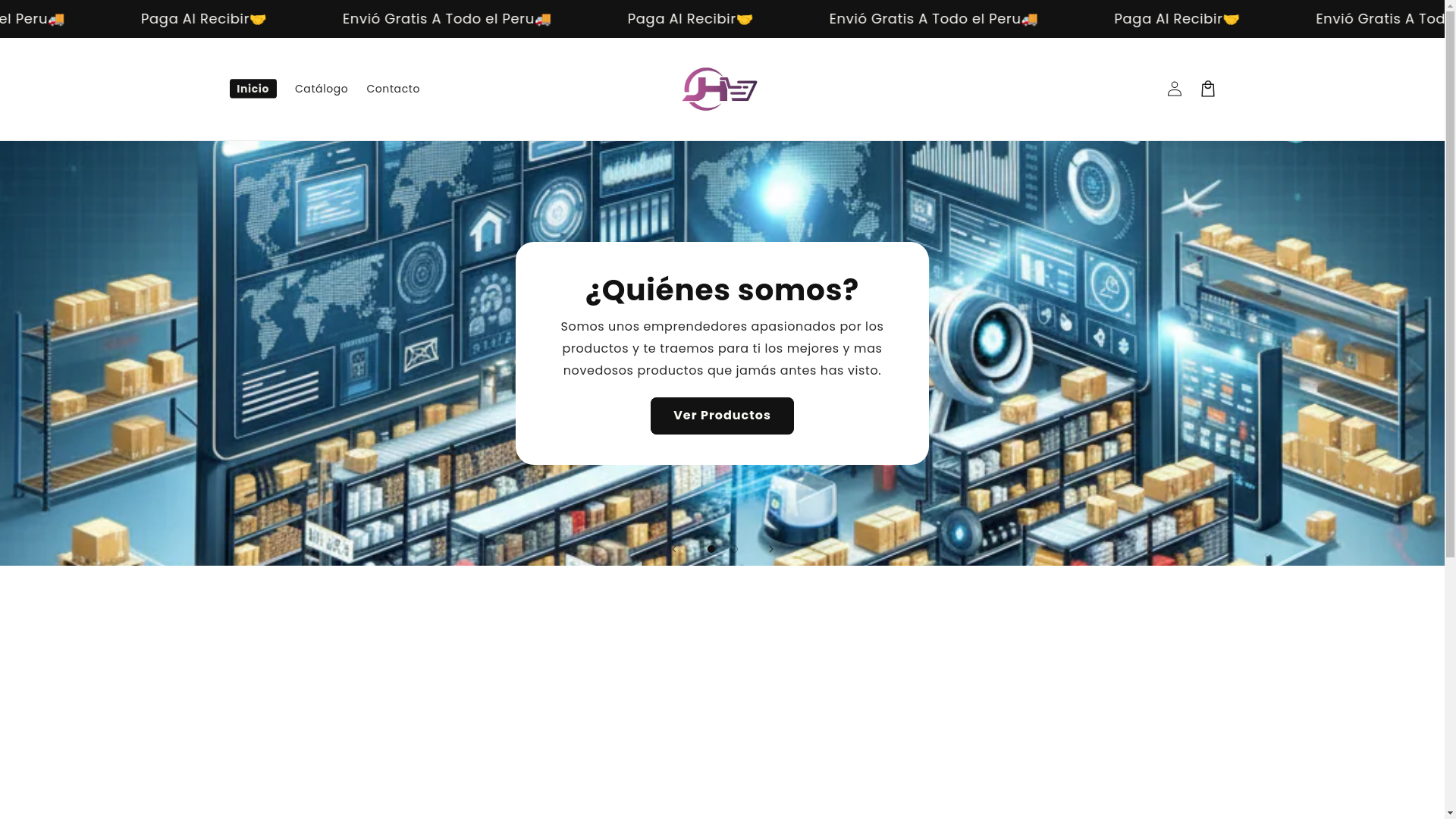 website screenshot of https://jhcompra.com/