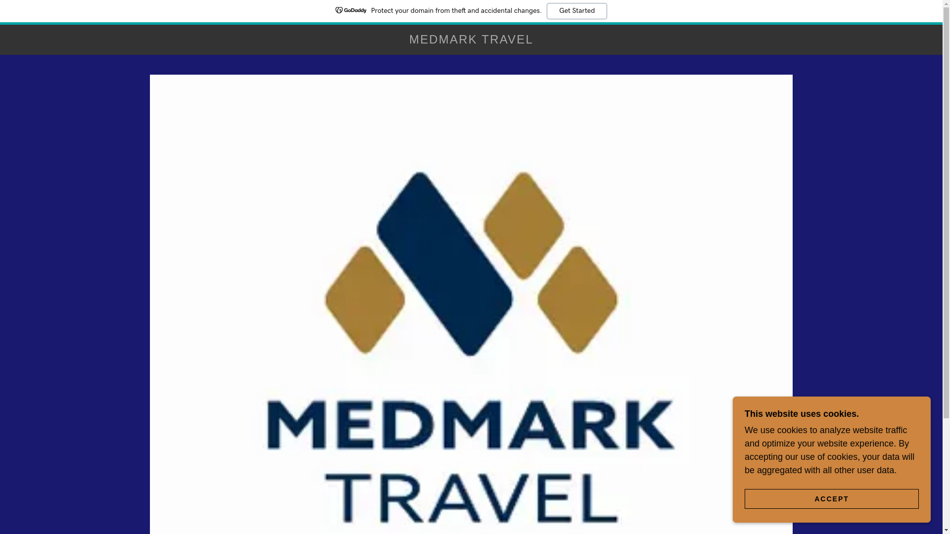 website screenshot of https://medmarktravel.com.ph/