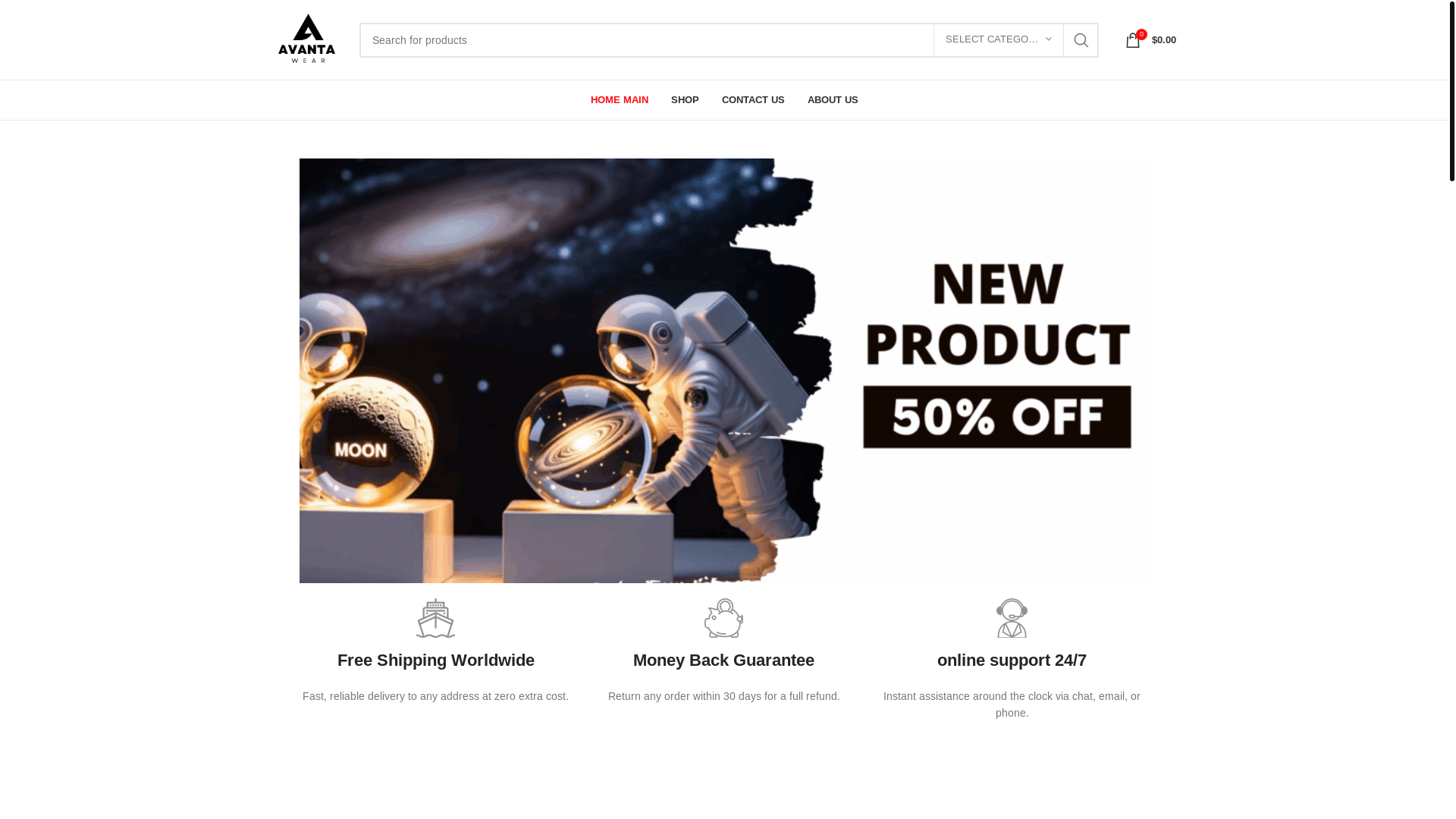 website screenshot of https://spruceplace.shop/