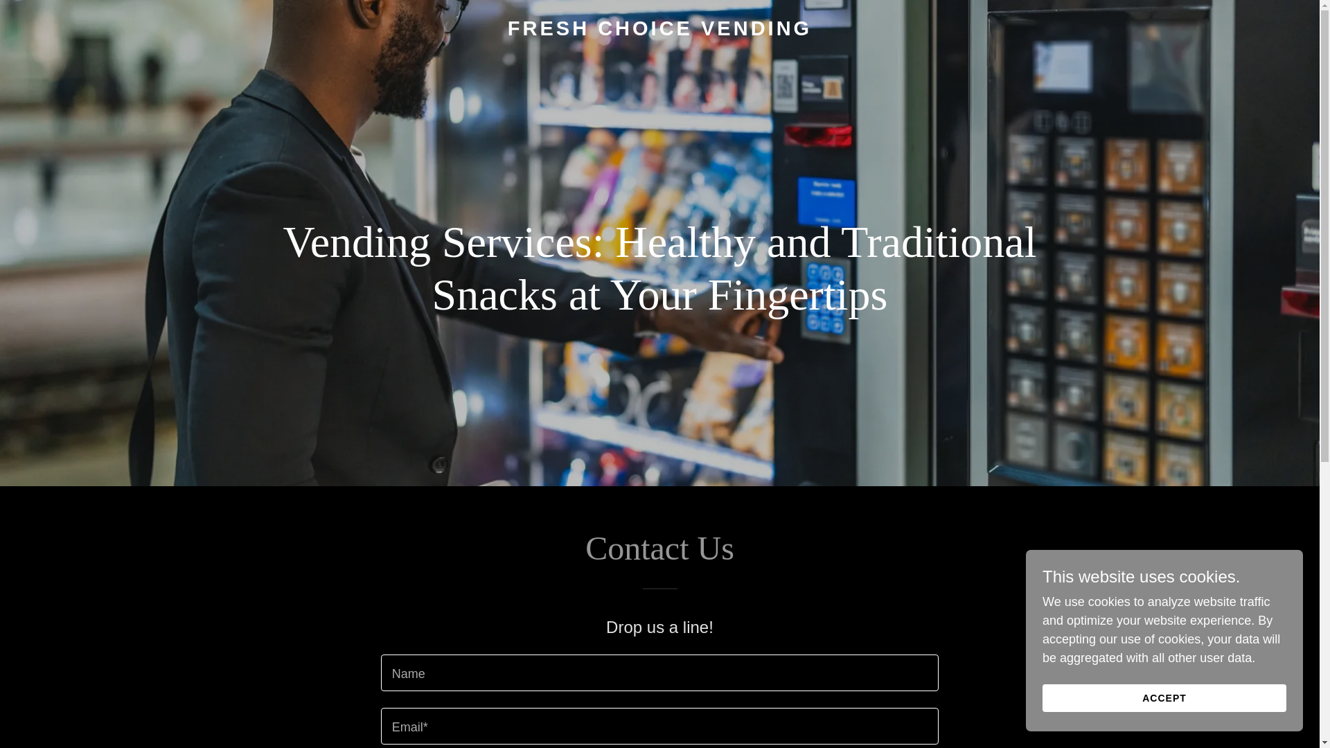 website screenshot of https://freshchoicevends.com/