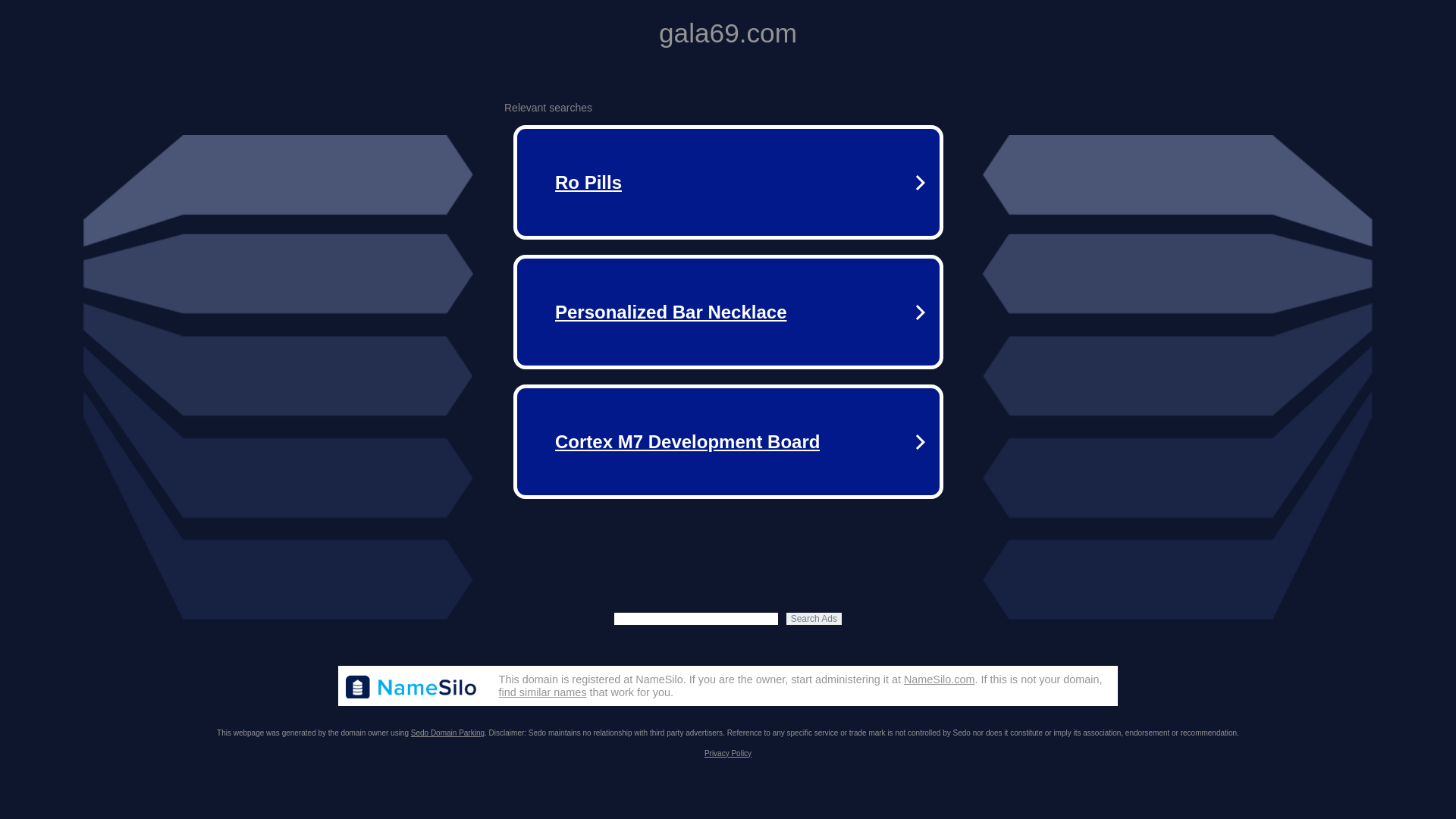 website screenshot of https://gala69.com/