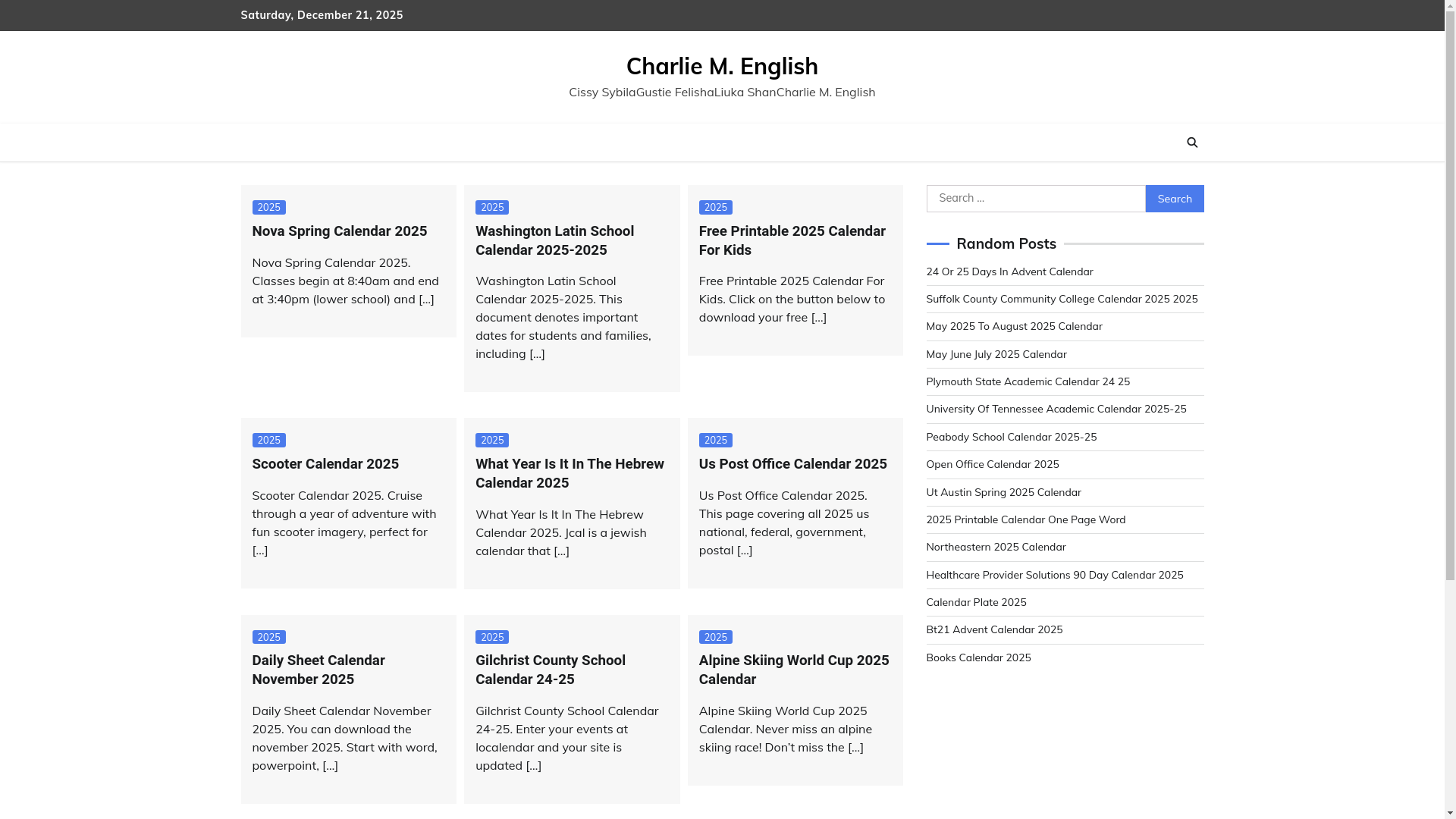 website screenshot of https://charliemenglish.pages.dev/