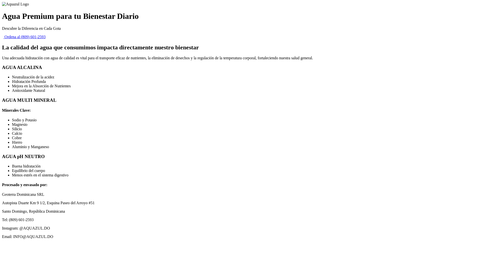 website screenshot of https://aquazul-website.pages.dev/